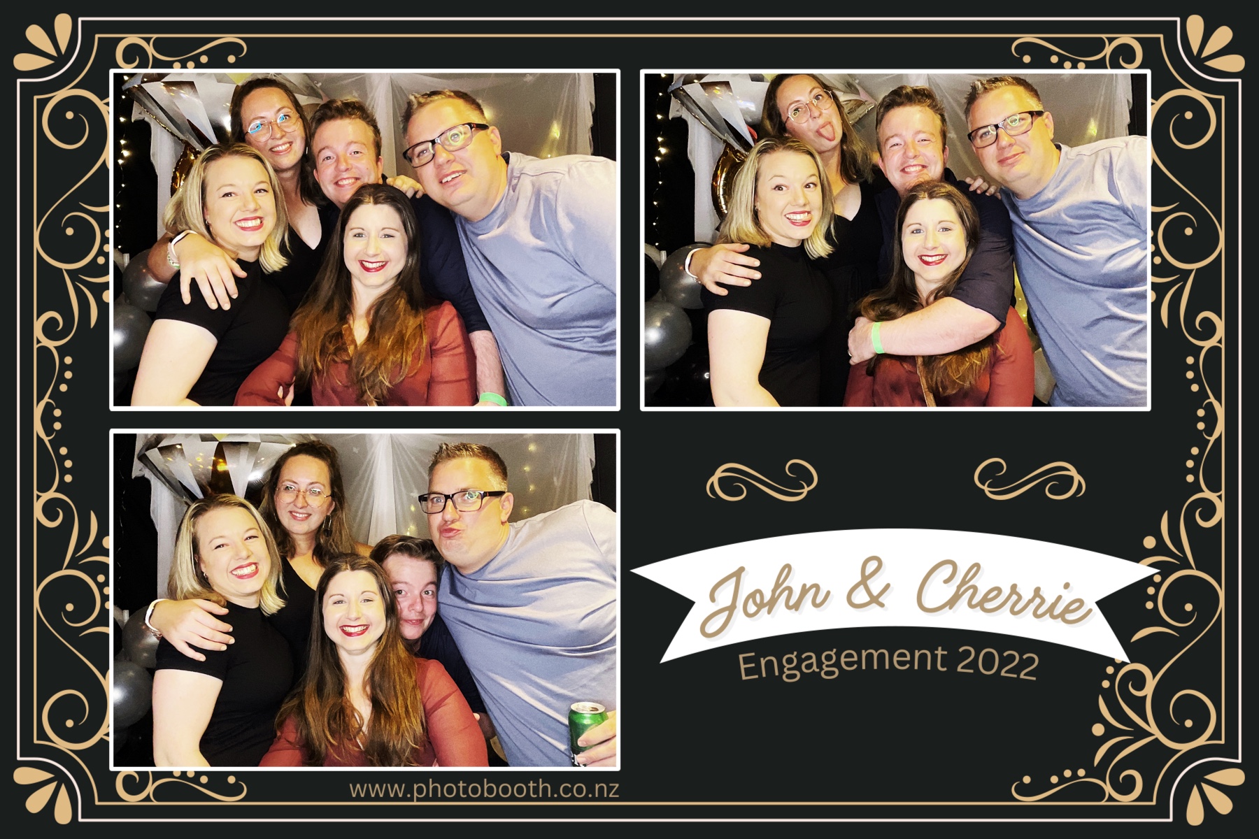 John & Cherrie's Engagement | View more photos from the event at gallery.photobooth.co.nz/u/SelfieCentral/John-Cherries-Engagement