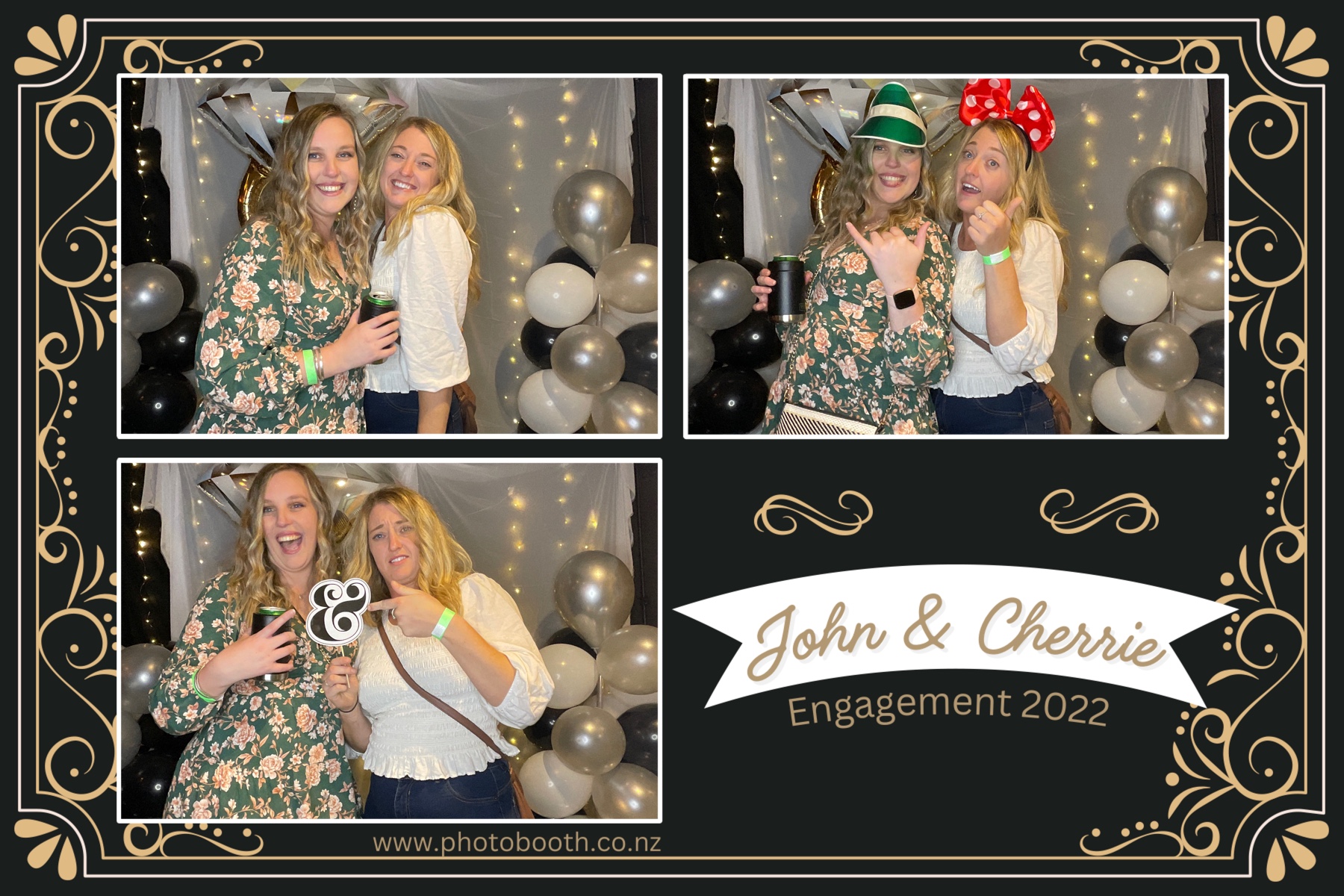 John & Cherrie's Engagement | View more photos from the event at gallery.photobooth.co.nz/u/SelfieCentral/John-Cherries-Engagement