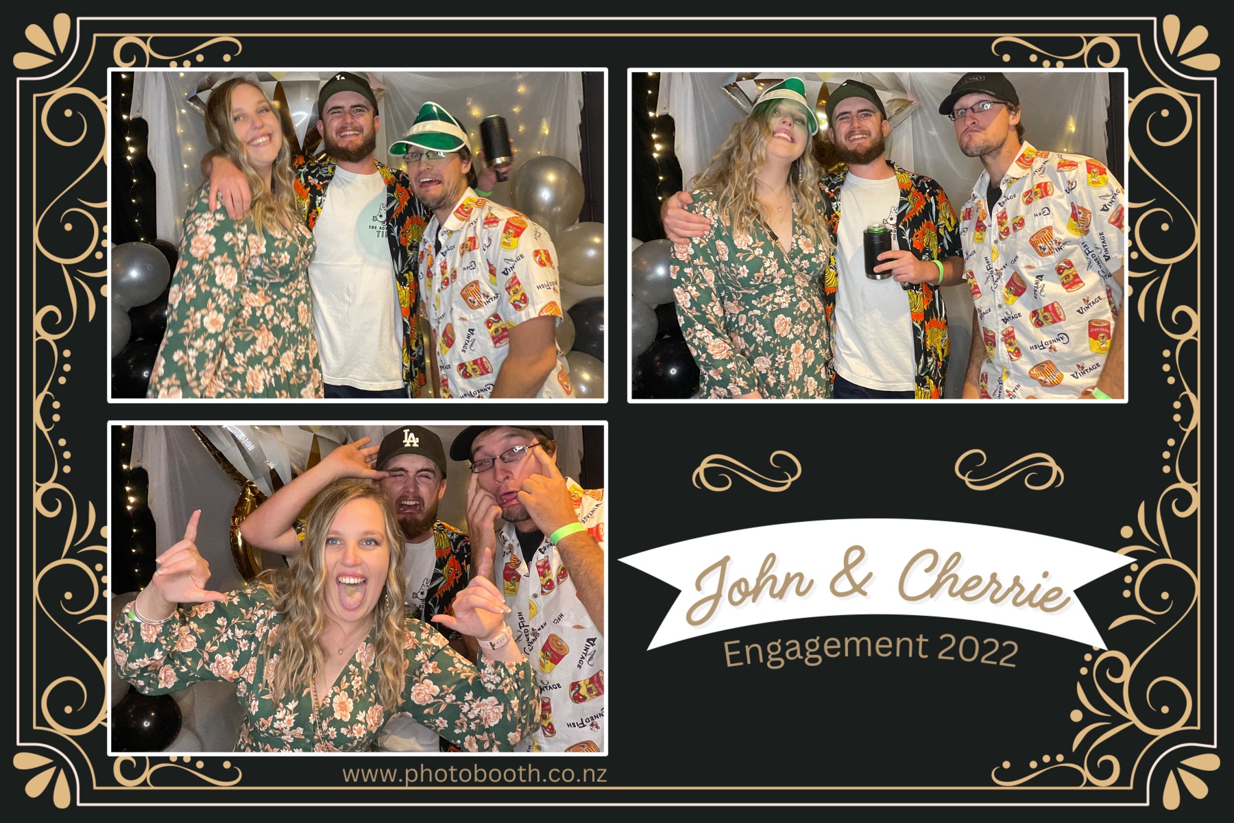 John & Cherrie's Engagement | View more photos from the event at gallery.photobooth.co.nz/u/SelfieCentral/John-Cherries-Engagement