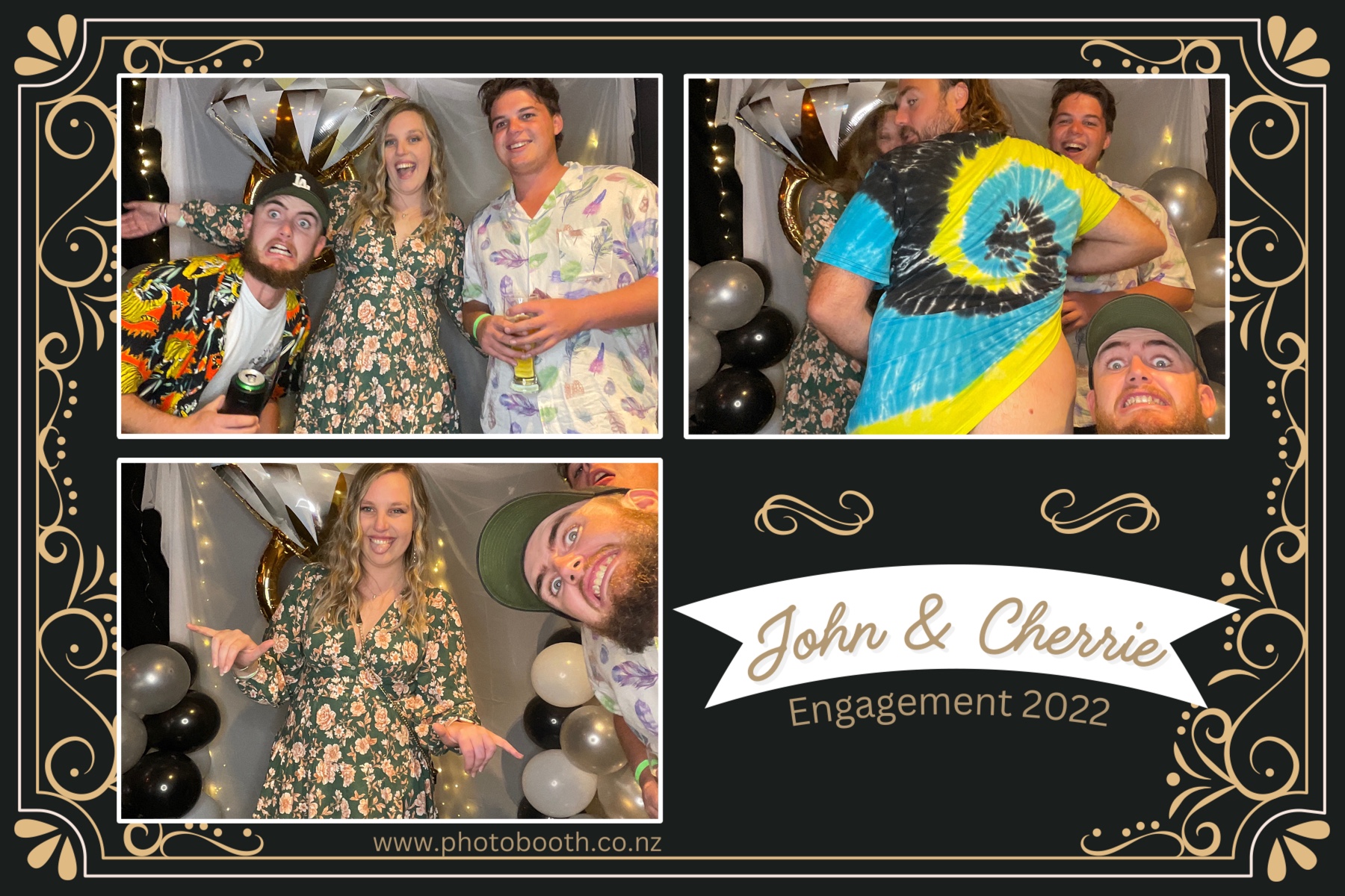 John & Cherrie's Engagement | View more photos from the event at gallery.photobooth.co.nz/u/SelfieCentral/John-Cherries-Engagement