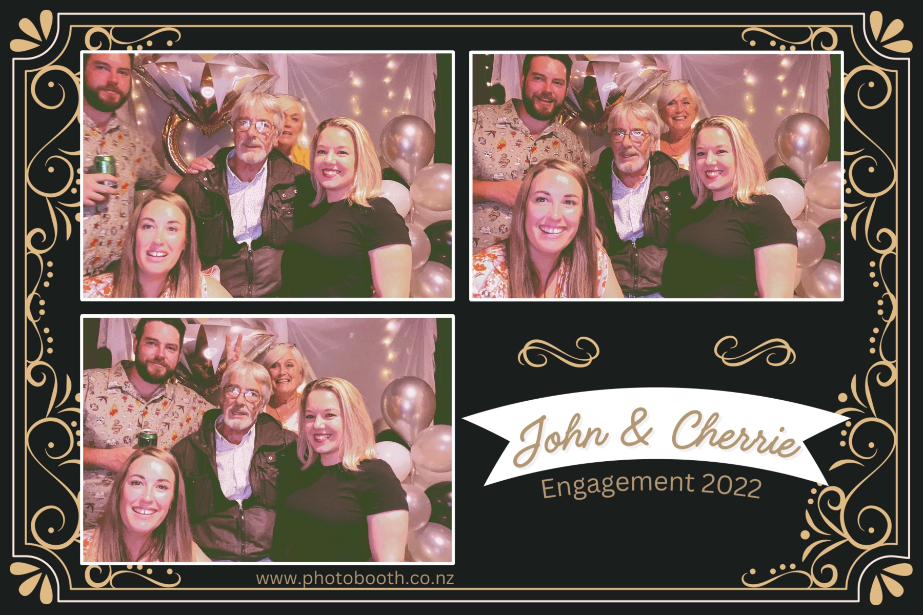 John & Cherrie's Engagement | View more photos from the event at gallery.photobooth.co.nz/u/SelfieCentral/John-Cherries-Engagement