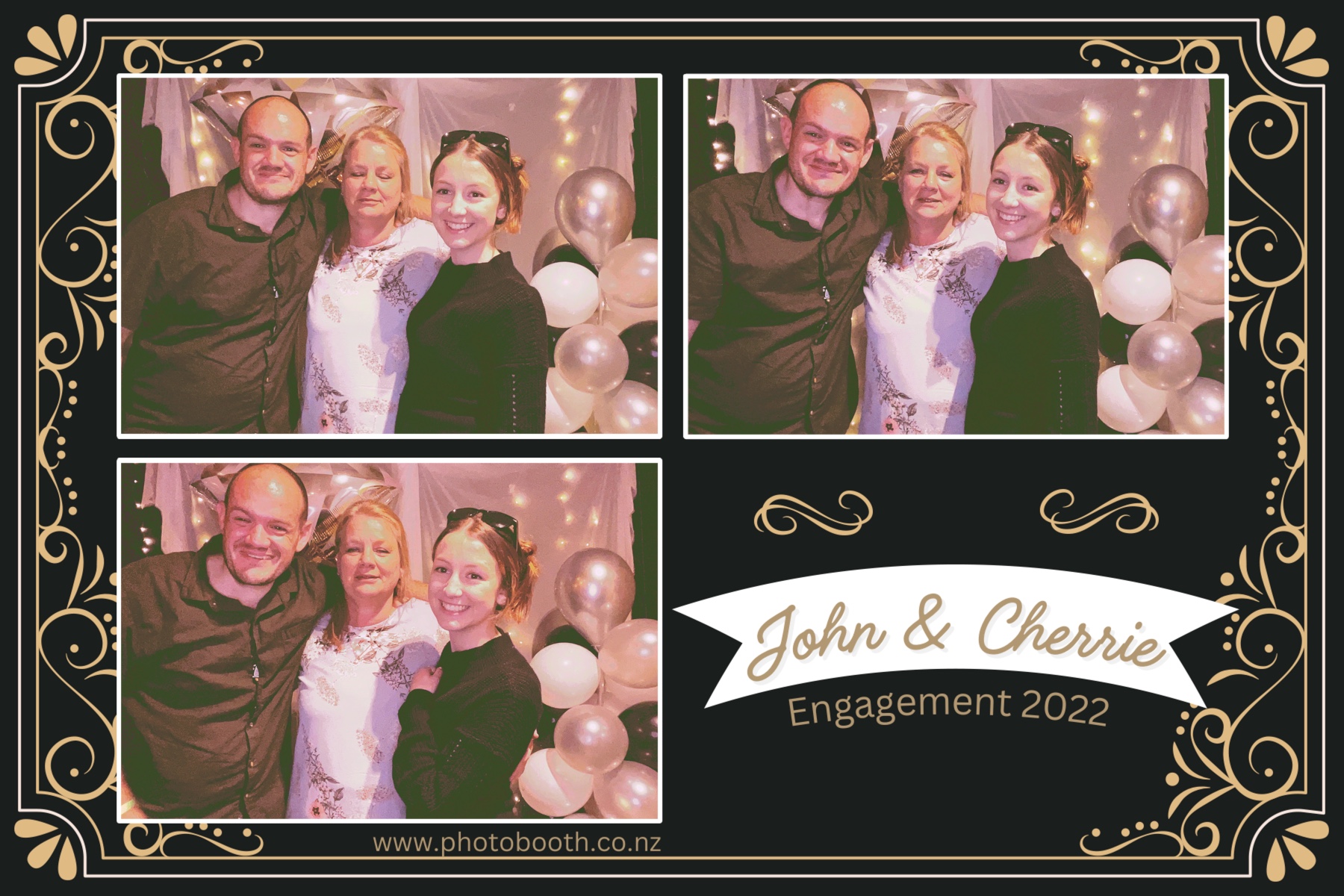 John & Cherrie's Engagement | View more photos from the event at gallery.photobooth.co.nz/u/SelfieCentral/John-Cherries-Engagement