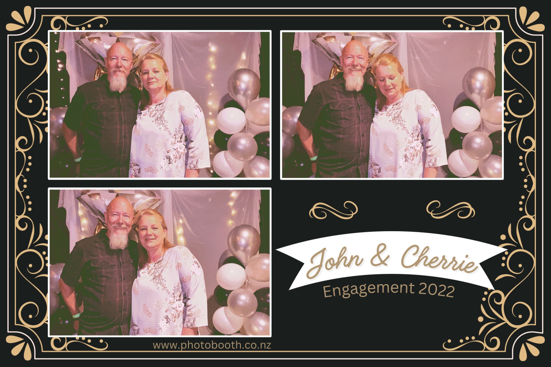 John & Cherrie's Engagement | View more photos from the event at gallery.photobooth.co.nz/u/SelfieCentral/John-Cherries-Engagement