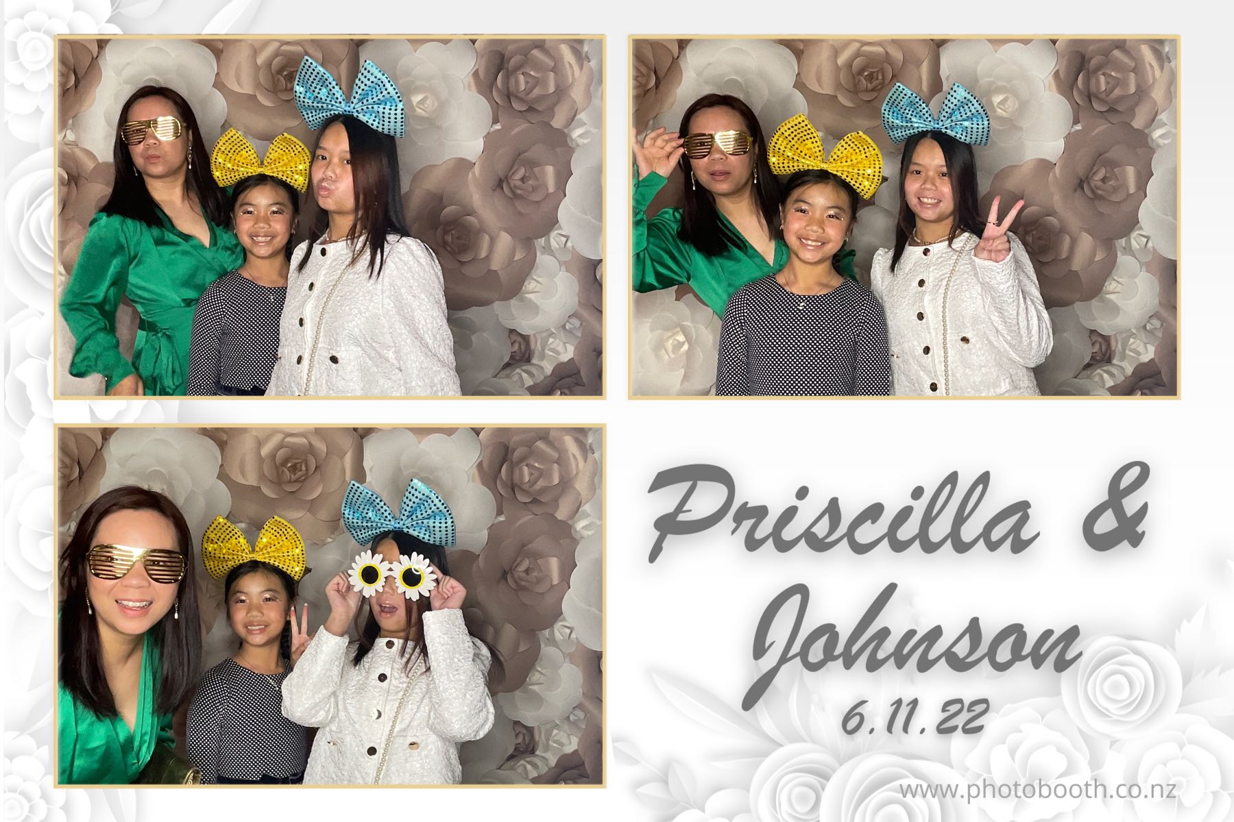 Johnson & Priscilla's Wedding | View more photos from the event at gallery.photobooth.co.nz/u/SelfieCentral/Johnson-Priscillas-Wedding
