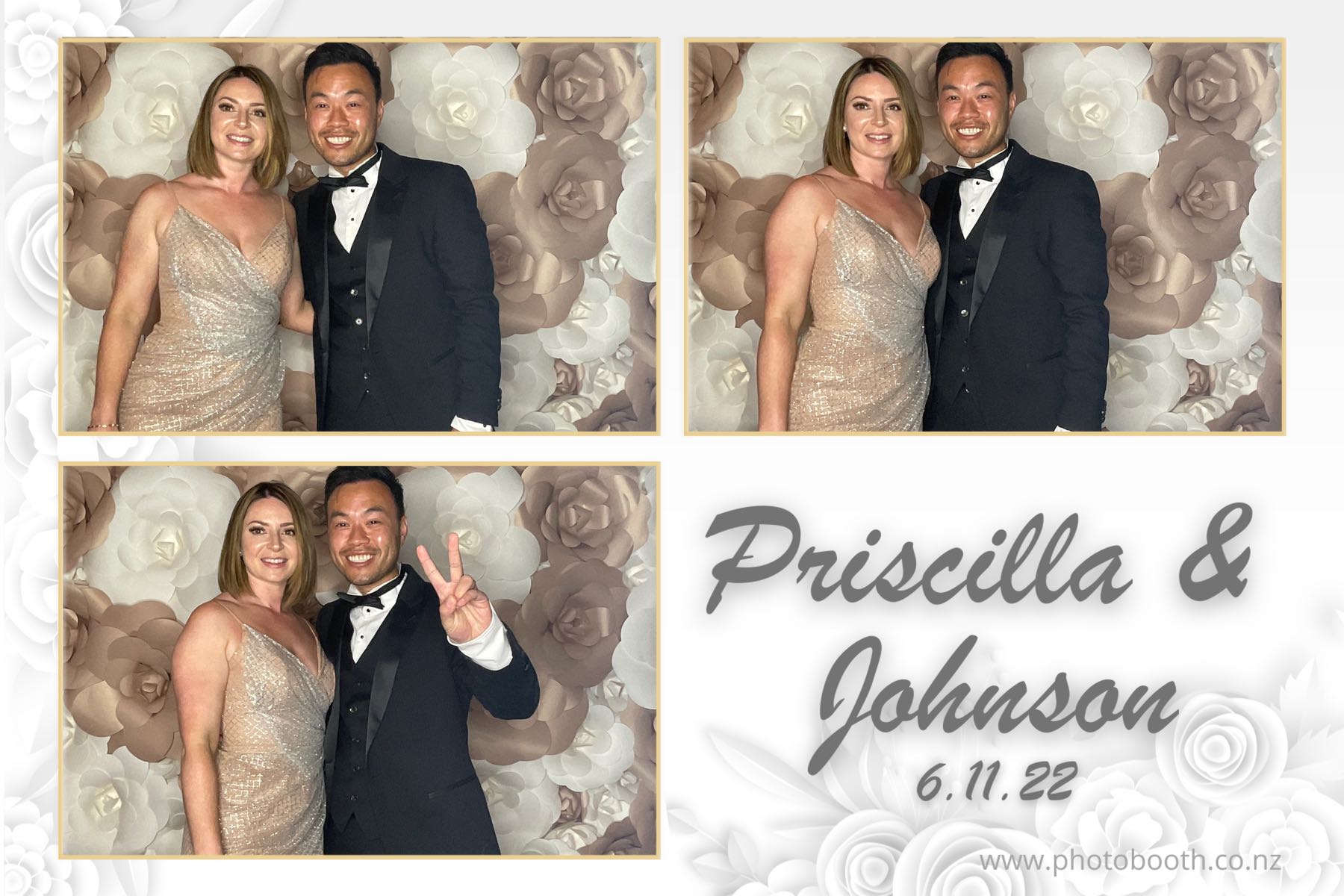 Johnson & Priscilla's Wedding | View more photos from the event at gallery.photobooth.co.nz/u/SelfieCentral/Johnson-Priscillas-Wedding