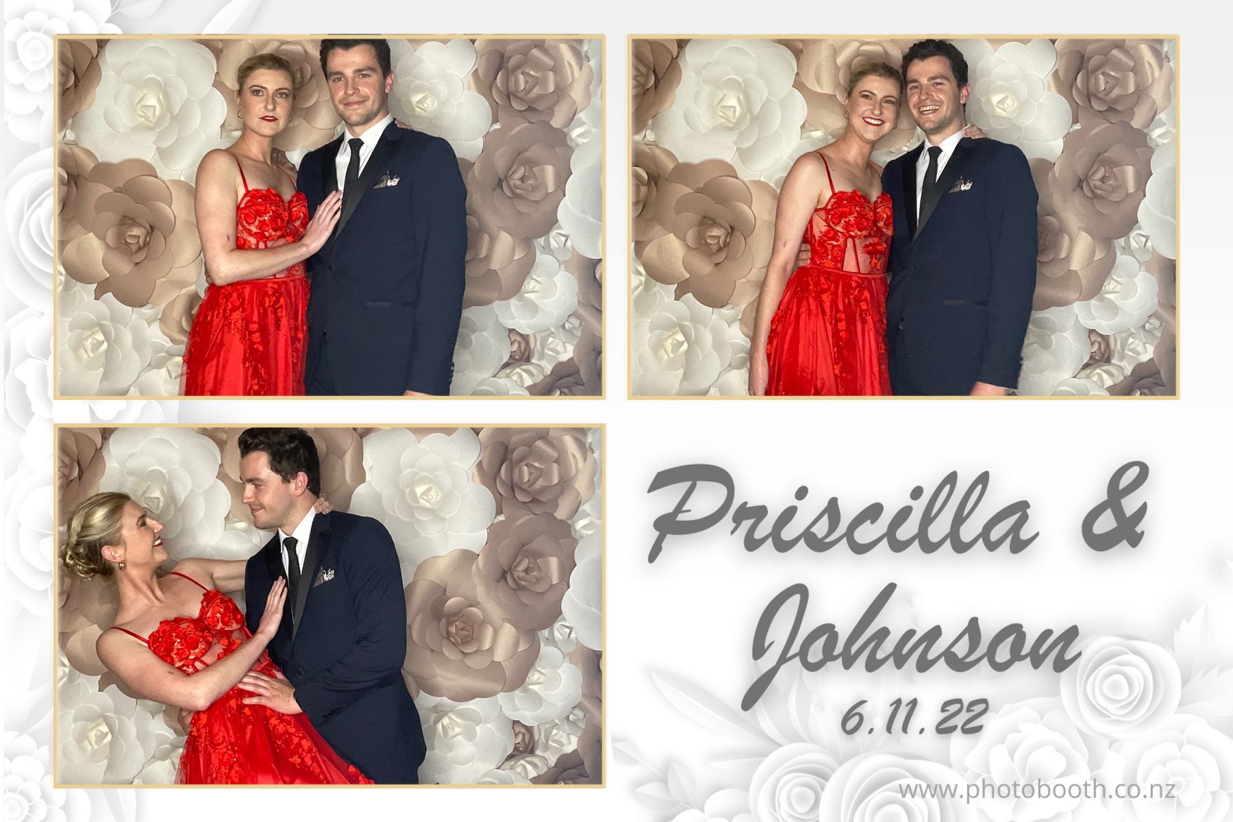Johnson & Priscilla's Wedding | View more photos from the event at gallery.photobooth.co.nz/u/SelfieCentral/Johnson-Priscillas-Wedding