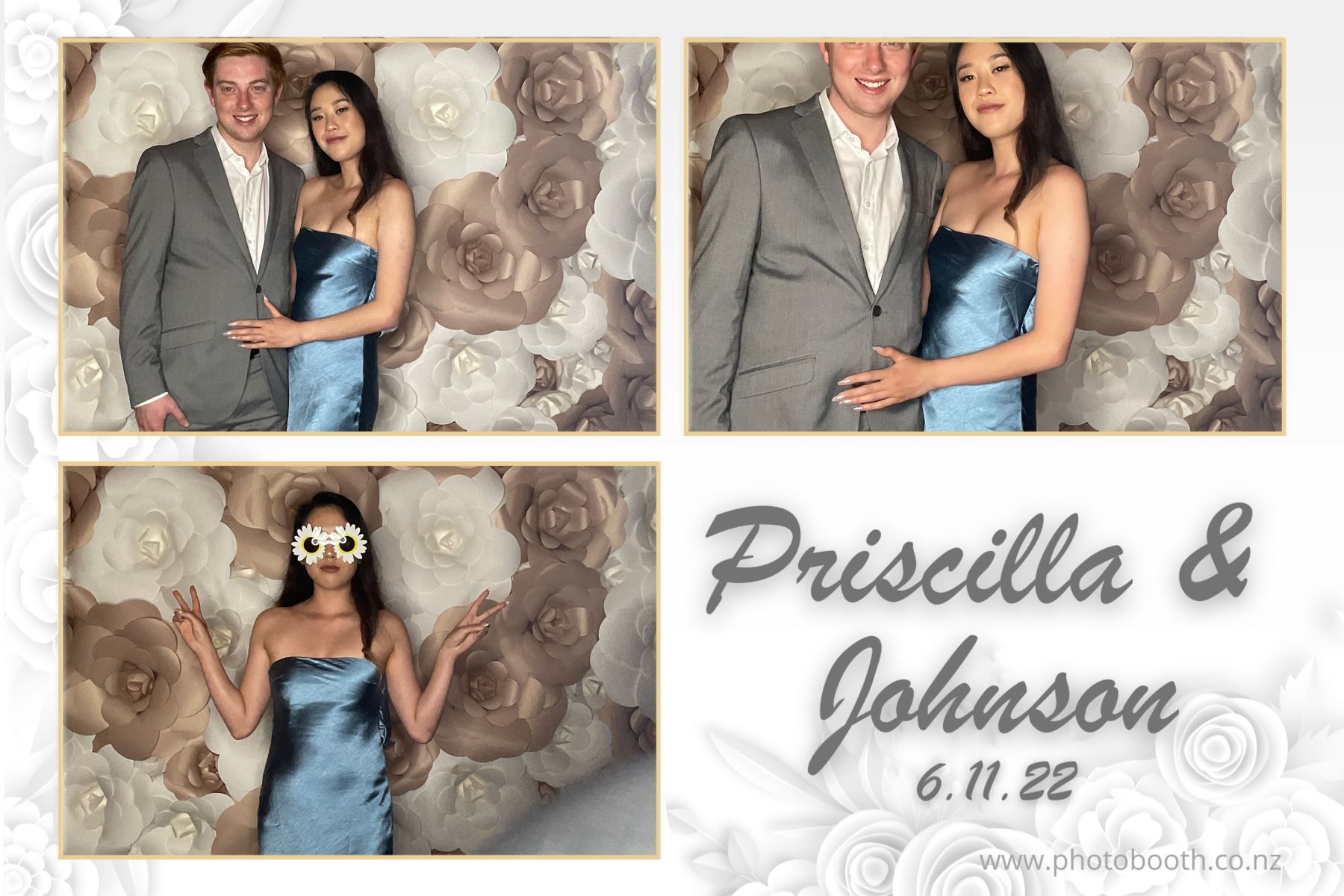 Johnson & Priscilla's Wedding | View more photos from the event at gallery.photobooth.co.nz/u/SelfieCentral/Johnson-Priscillas-Wedding