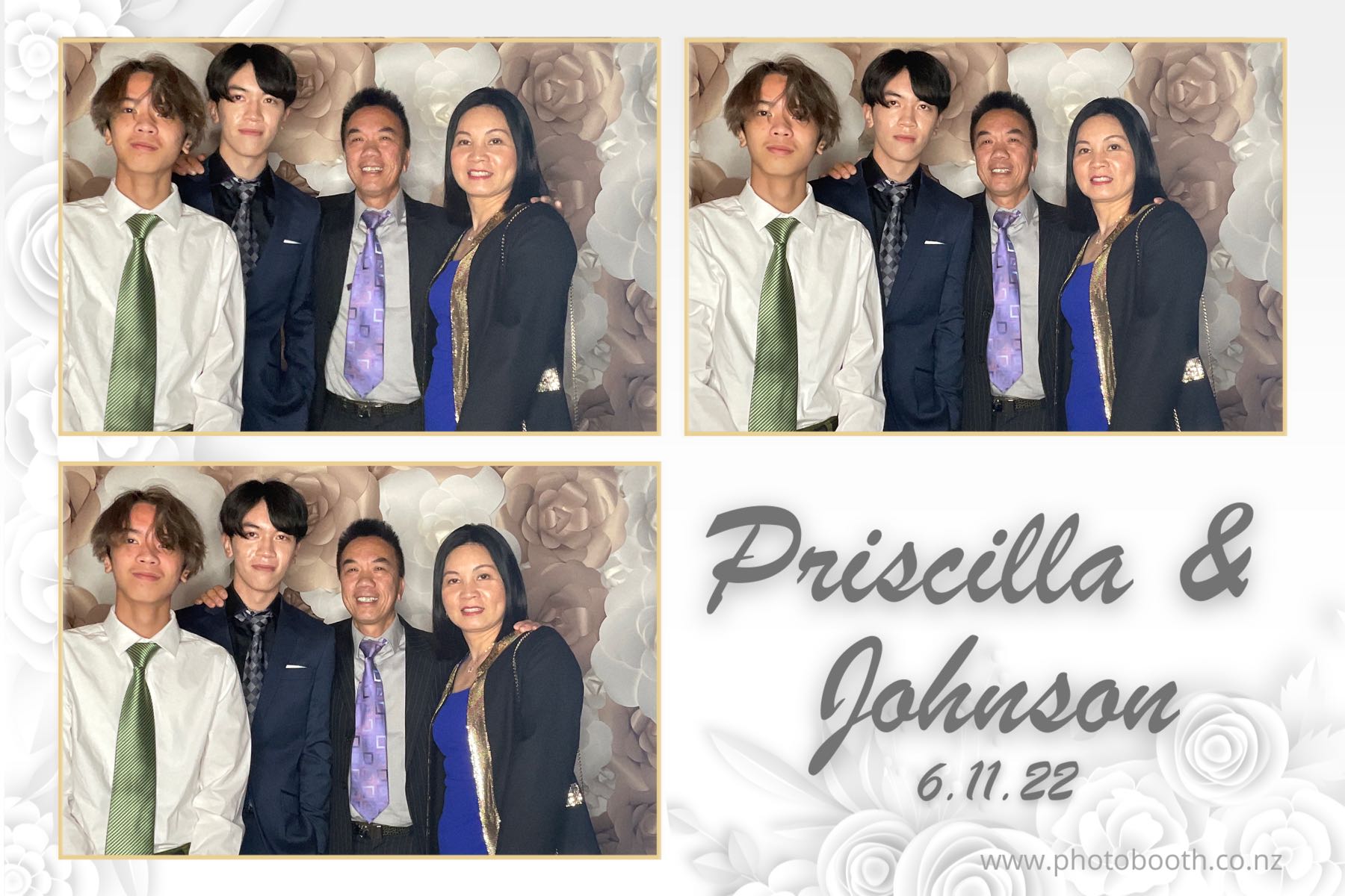 Johnson & Priscilla's Wedding | View more photos from the event at gallery.photobooth.co.nz/u/SelfieCentral/Johnson-Priscillas-Wedding
