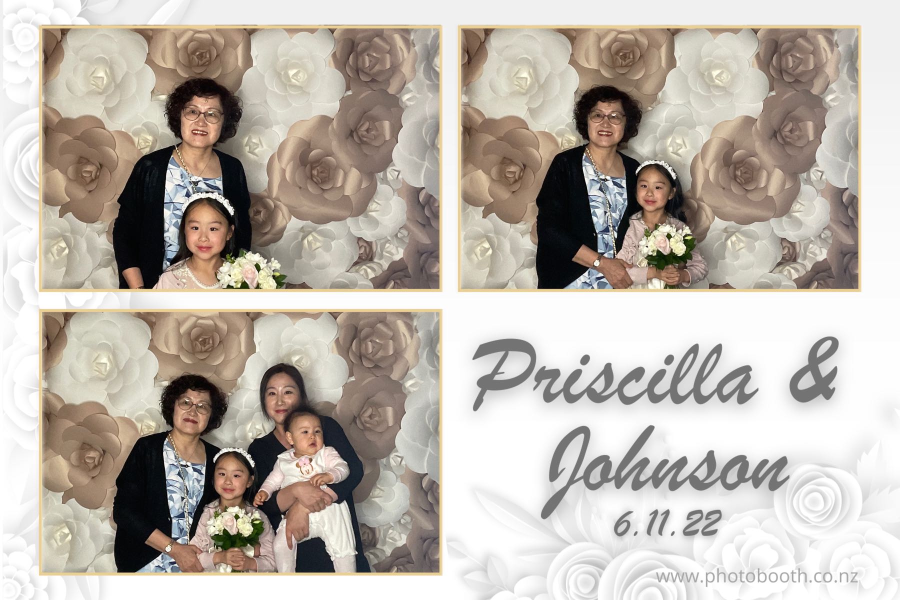 Johnson & Priscilla's Wedding | View more photos from the event at gallery.photobooth.co.nz/u/SelfieCentral/Johnson-Priscillas-Wedding