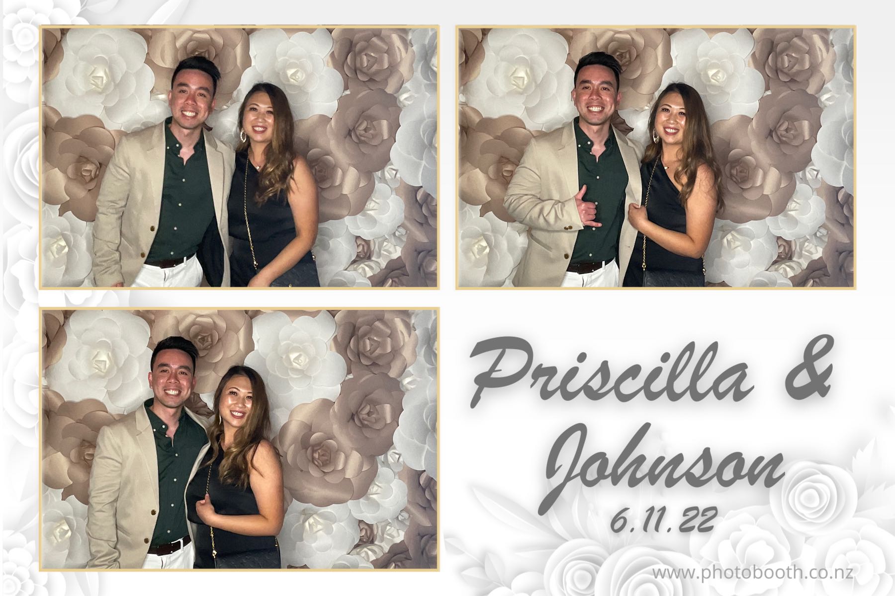 Johnson & Priscilla's Wedding | View more photos from the event at gallery.photobooth.co.nz/u/SelfieCentral/Johnson-Priscillas-Wedding