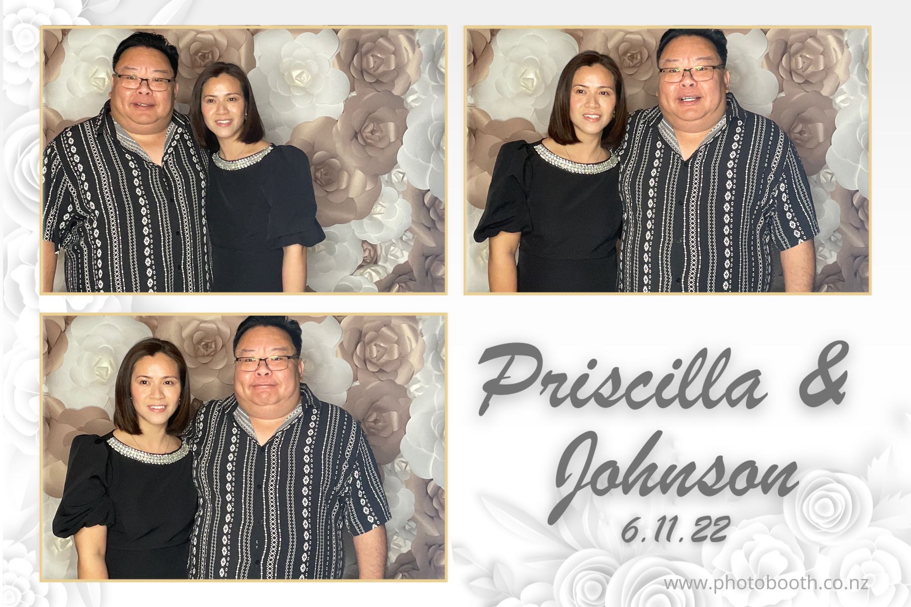 Johnson & Priscilla's Wedding | View more photos from the event at gallery.photobooth.co.nz/u/SelfieCentral/Johnson-Priscillas-Wedding