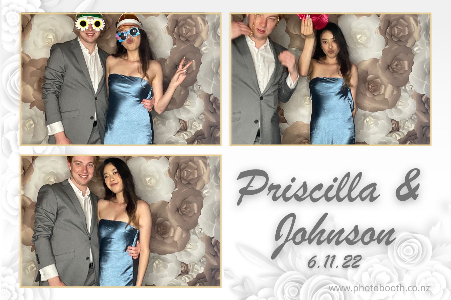 Johnson & Priscilla's Wedding | View more photos from the event at gallery.photobooth.co.nz/u/SelfieCentral/Johnson-Priscillas-Wedding