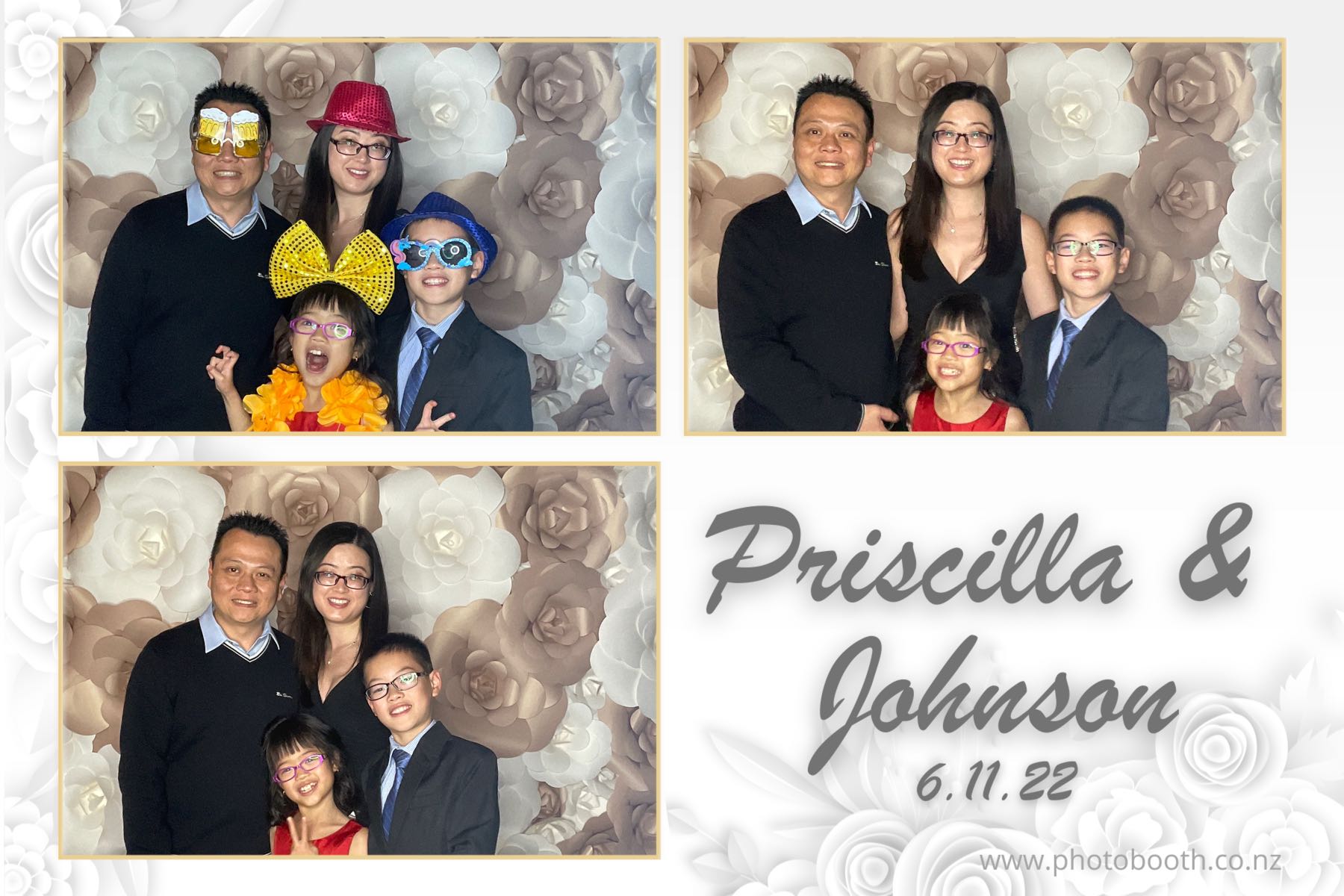 Johnson & Priscilla's Wedding | View more photos from the event at gallery.photobooth.co.nz/u/SelfieCentral/Johnson-Priscillas-Wedding