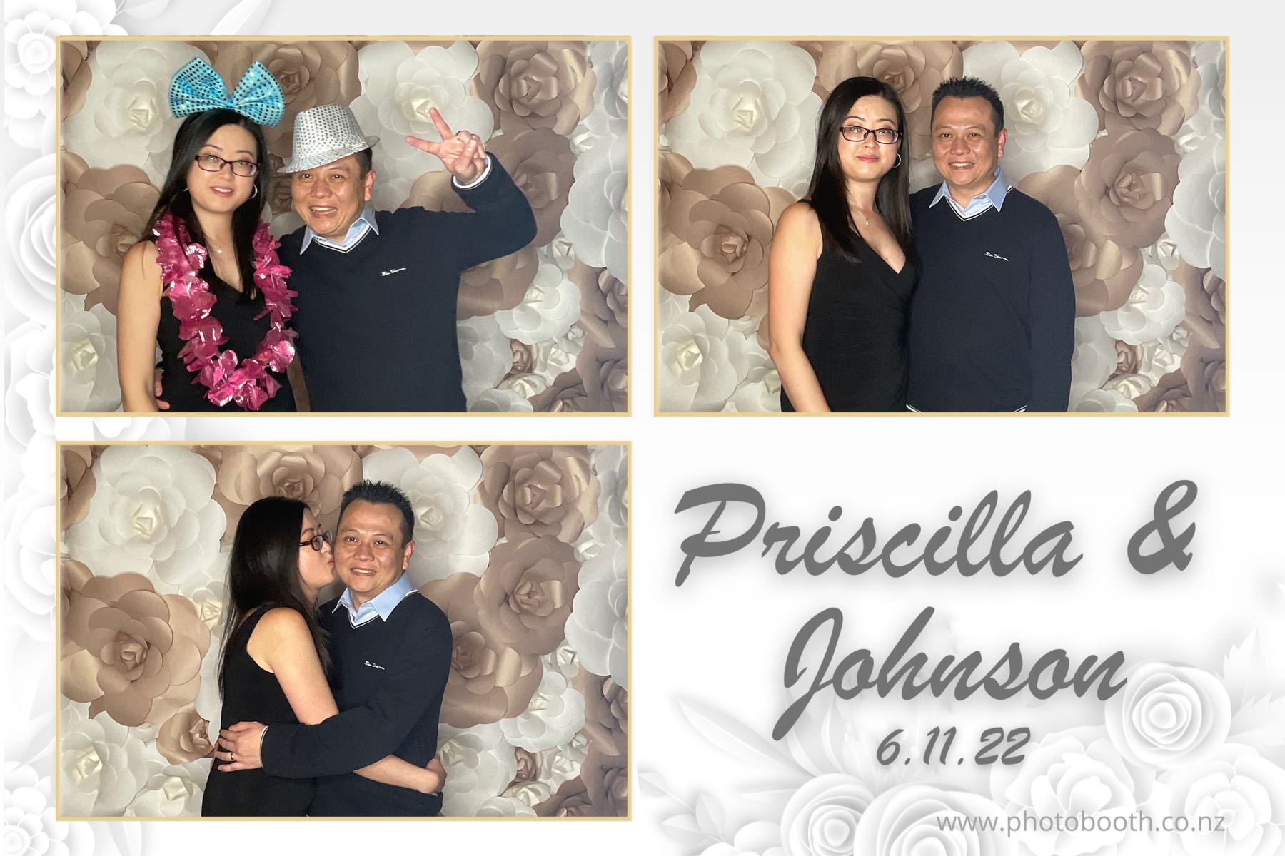 Johnson & Priscilla's Wedding | View more photos from the event at gallery.photobooth.co.nz/u/SelfieCentral/Johnson-Priscillas-Wedding