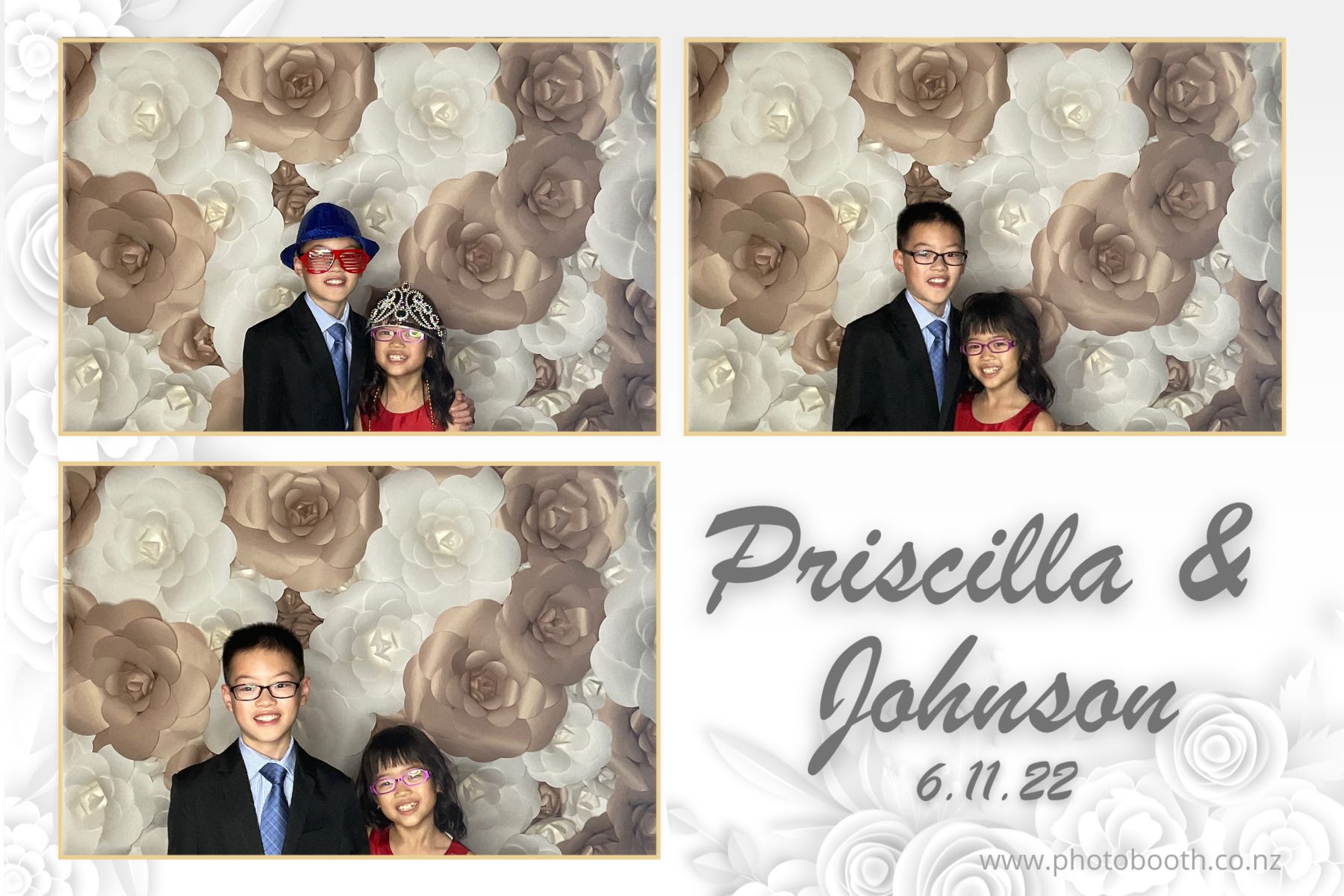 Johnson & Priscilla's Wedding | View more photos from the event at gallery.photobooth.co.nz/u/SelfieCentral/Johnson-Priscillas-Wedding