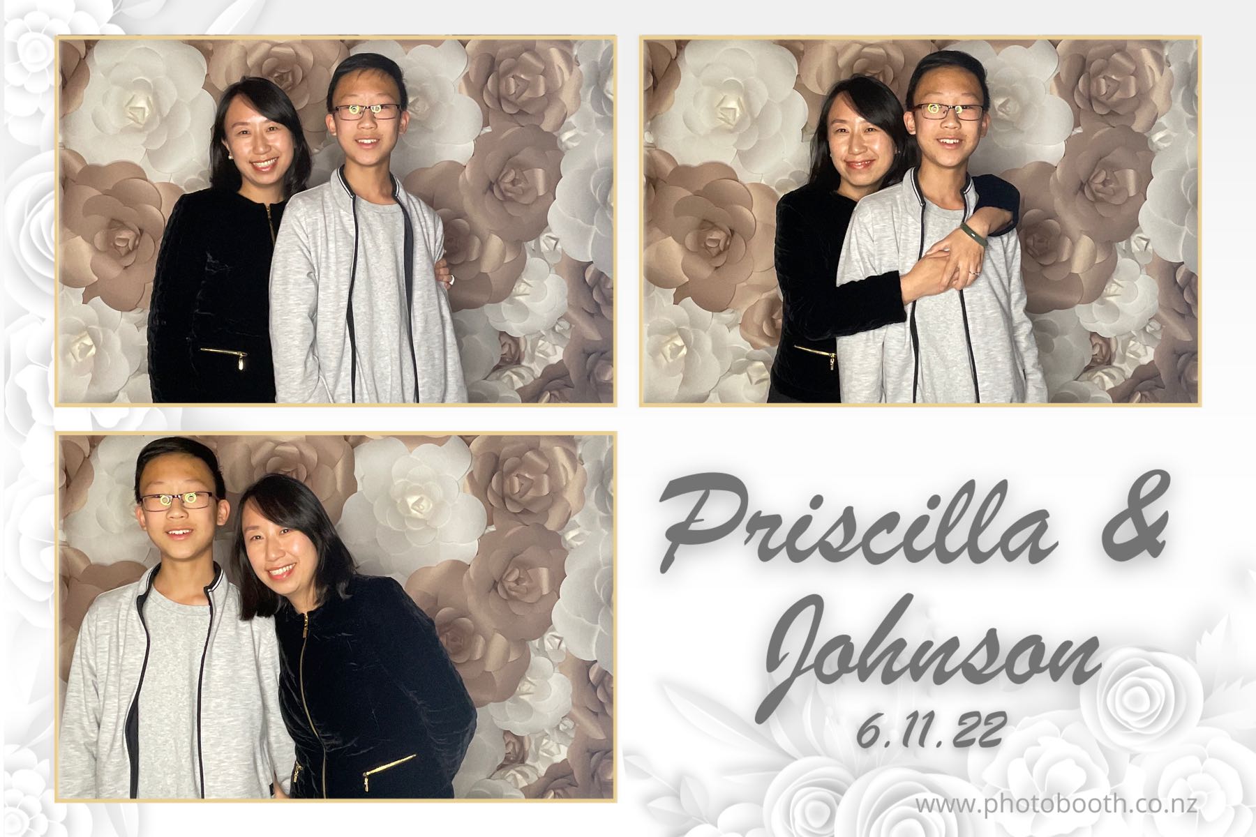 Johnson & Priscilla's Wedding | View more photos from the event at gallery.photobooth.co.nz/u/SelfieCentral/Johnson-Priscillas-Wedding