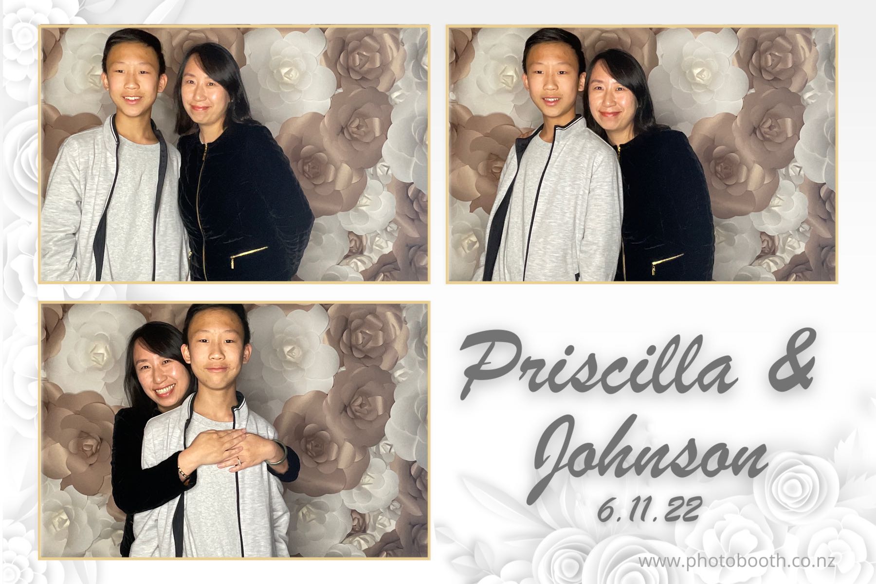 Johnson & Priscilla's Wedding | View more photos from the event at gallery.photobooth.co.nz/u/SelfieCentral/Johnson-Priscillas-Wedding