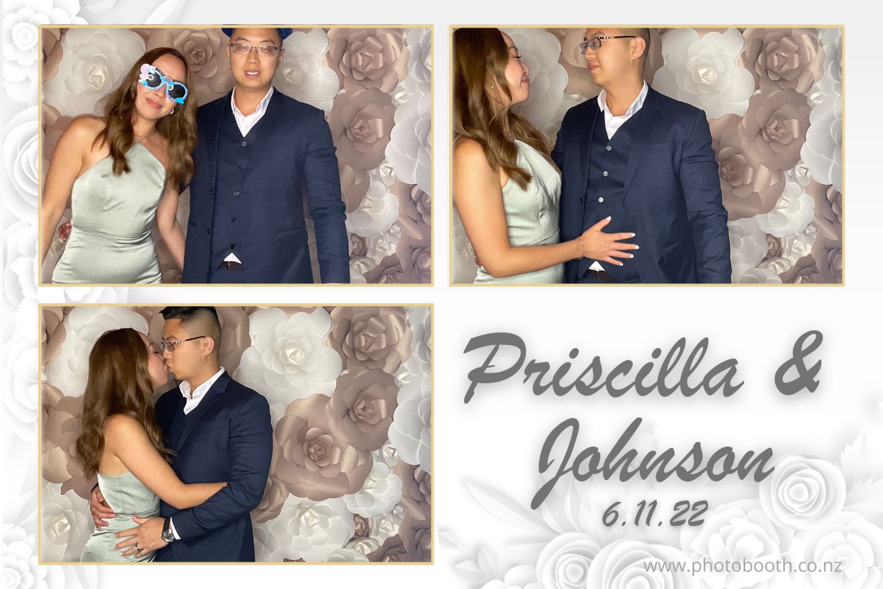 Johnson & Priscilla's Wedding | View more photos from the event at gallery.photobooth.co.nz/u/SelfieCentral/Johnson-Priscillas-Wedding
