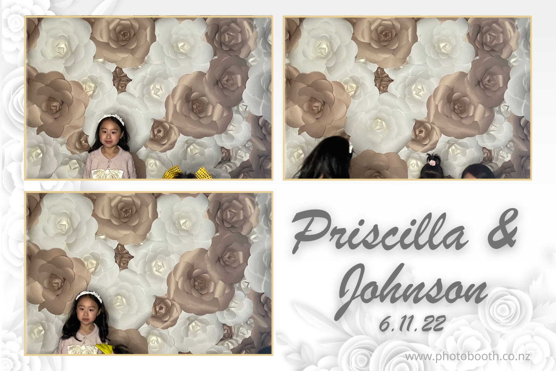 Johnson & Priscilla's Wedding | View more photos from the event at gallery.photobooth.co.nz/u/SelfieCentral/Johnson-Priscillas-Wedding