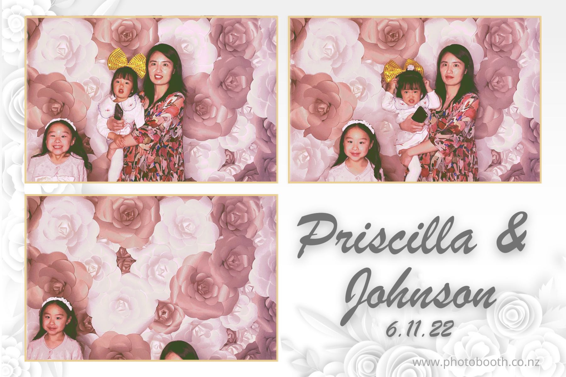 Johnson & Priscilla's Wedding | View more photos from the event at gallery.photobooth.co.nz/u/SelfieCentral/Johnson-Priscillas-Wedding