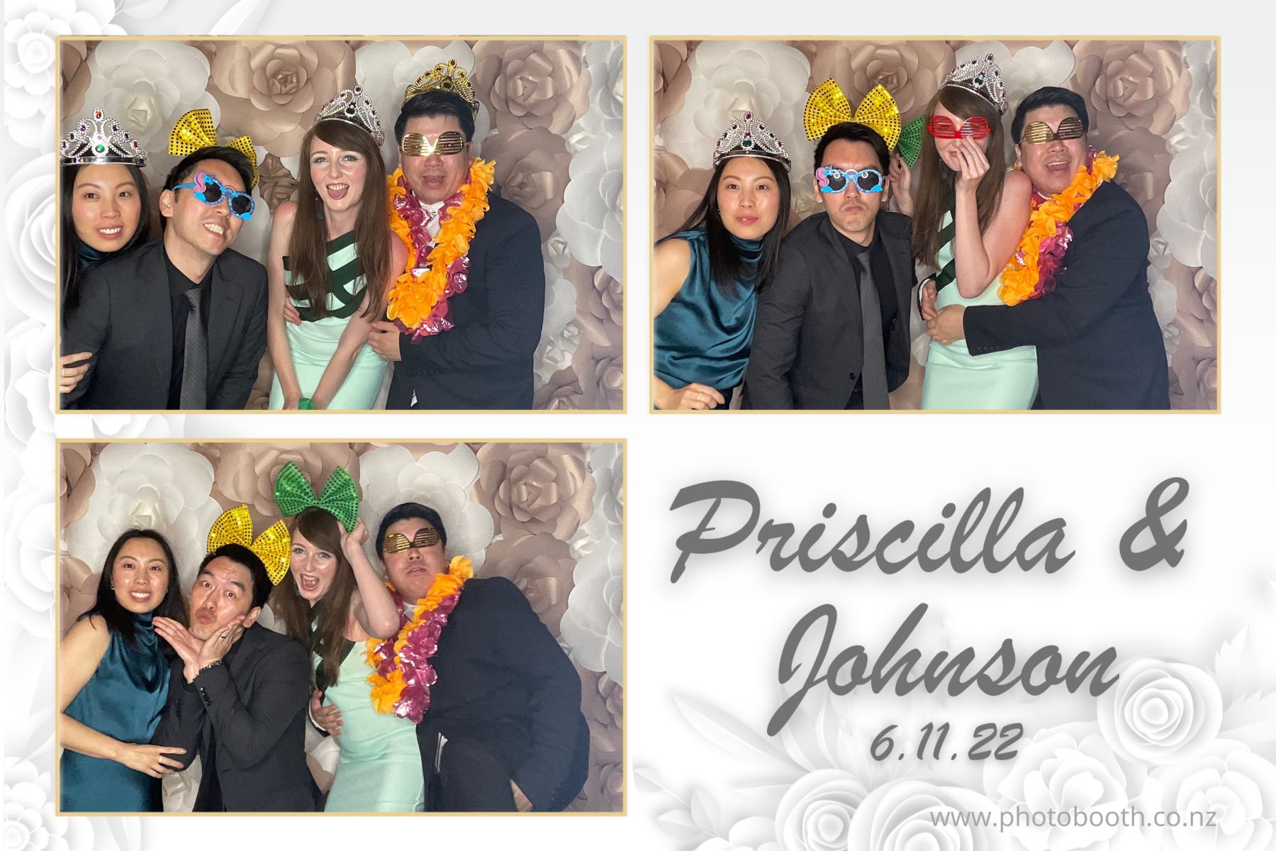 Johnson & Priscilla's Wedding | View more photos from the event at gallery.photobooth.co.nz/u/SelfieCentral/Johnson-Priscillas-Wedding
