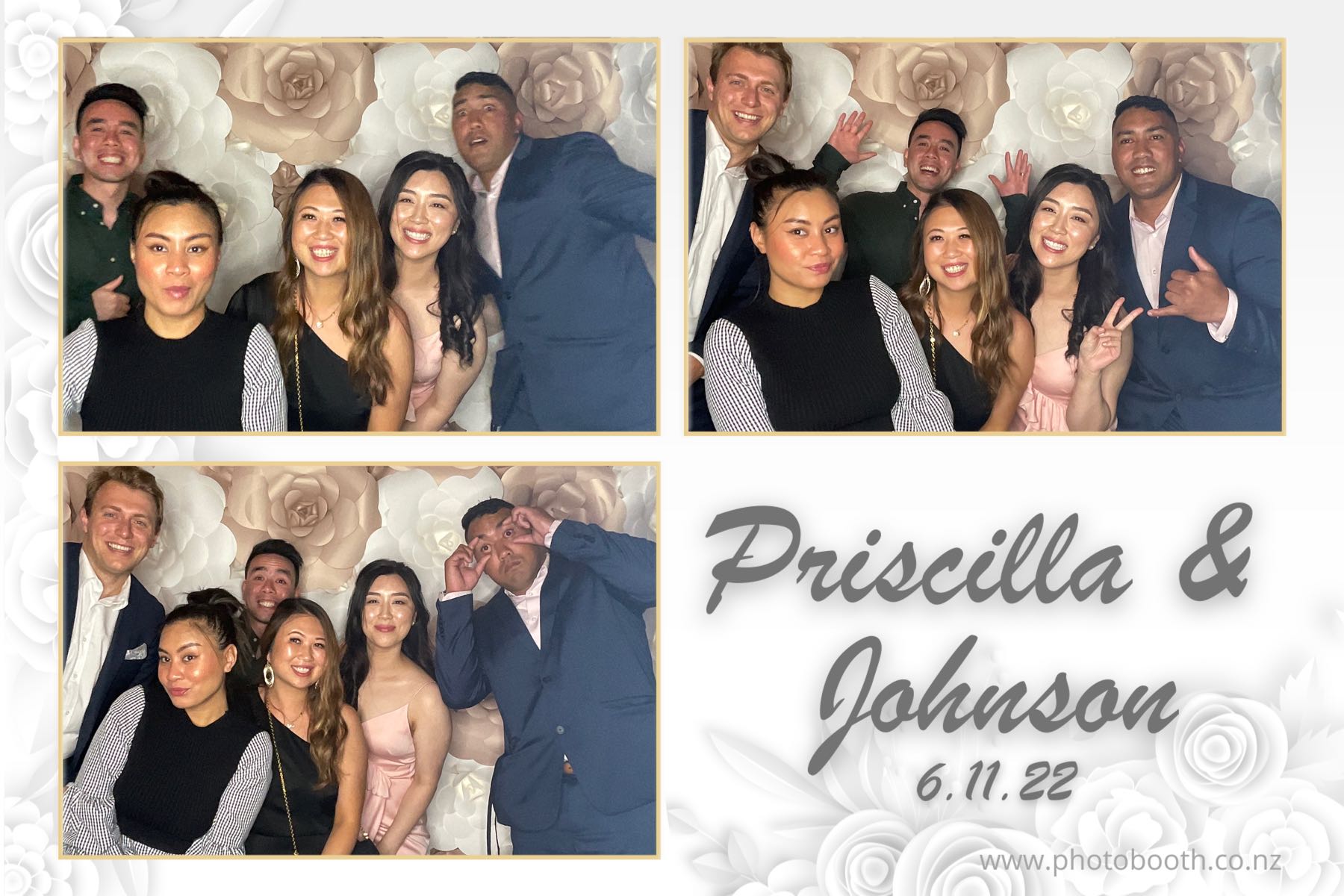 Johnson & Priscilla's Wedding | View more photos from the event at gallery.photobooth.co.nz/u/SelfieCentral/Johnson-Priscillas-Wedding