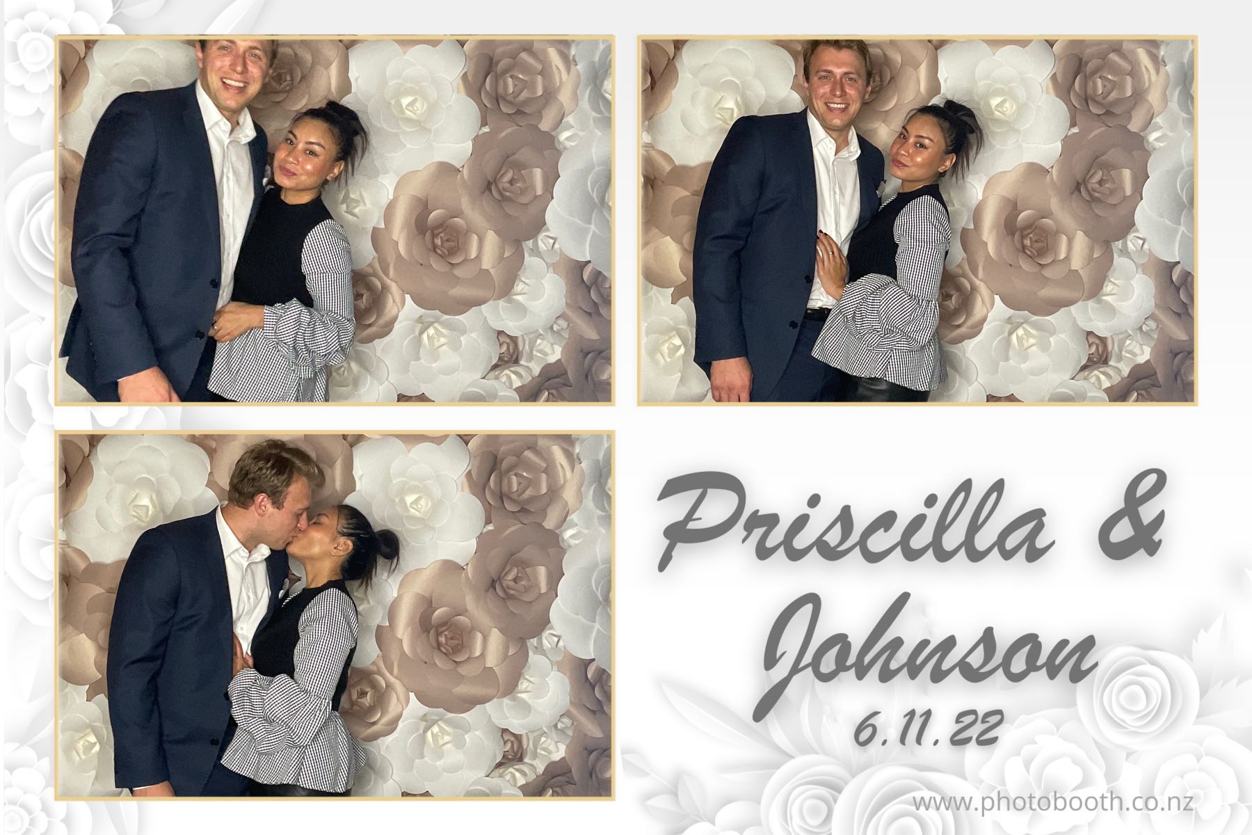 Johnson & Priscilla's Wedding | View more photos from the event at gallery.photobooth.co.nz/u/SelfieCentral/Johnson-Priscillas-Wedding