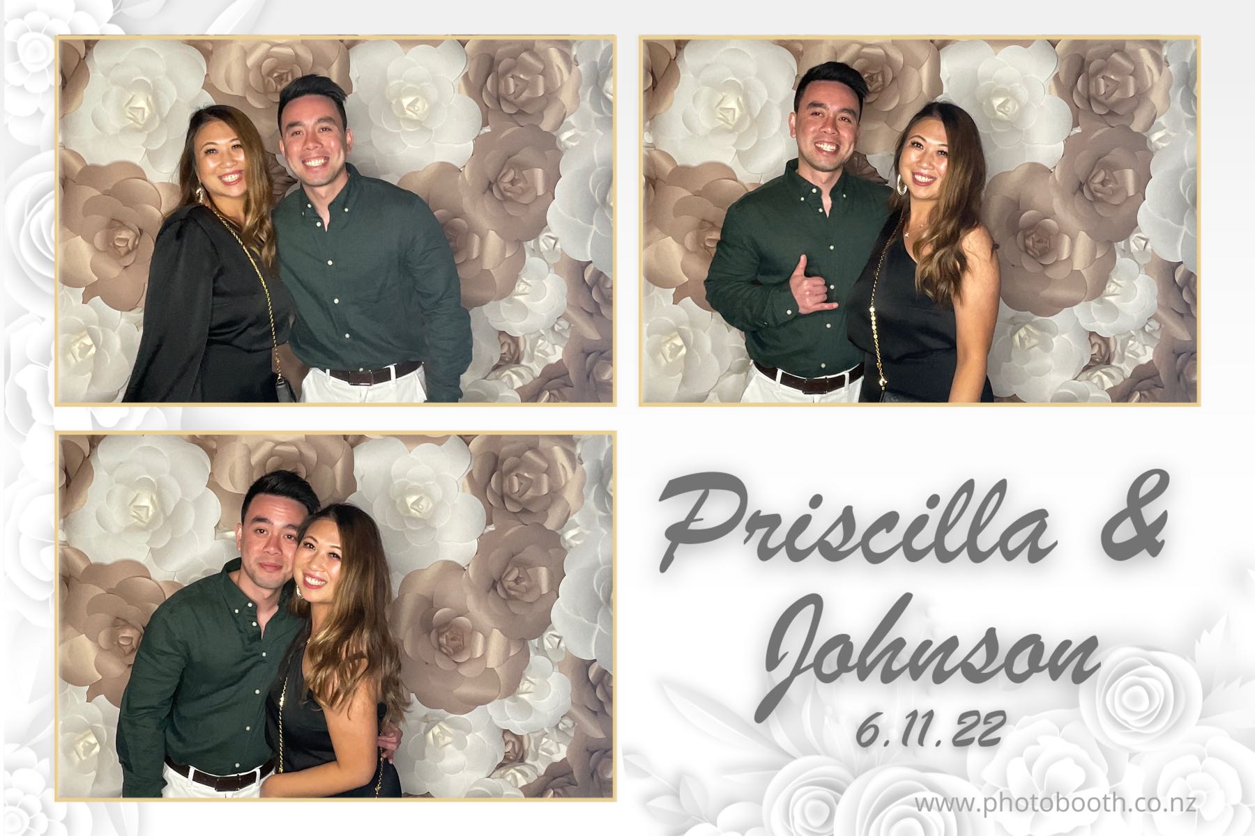 Johnson & Priscilla's Wedding | View more photos from the event at gallery.photobooth.co.nz/u/SelfieCentral/Johnson-Priscillas-Wedding