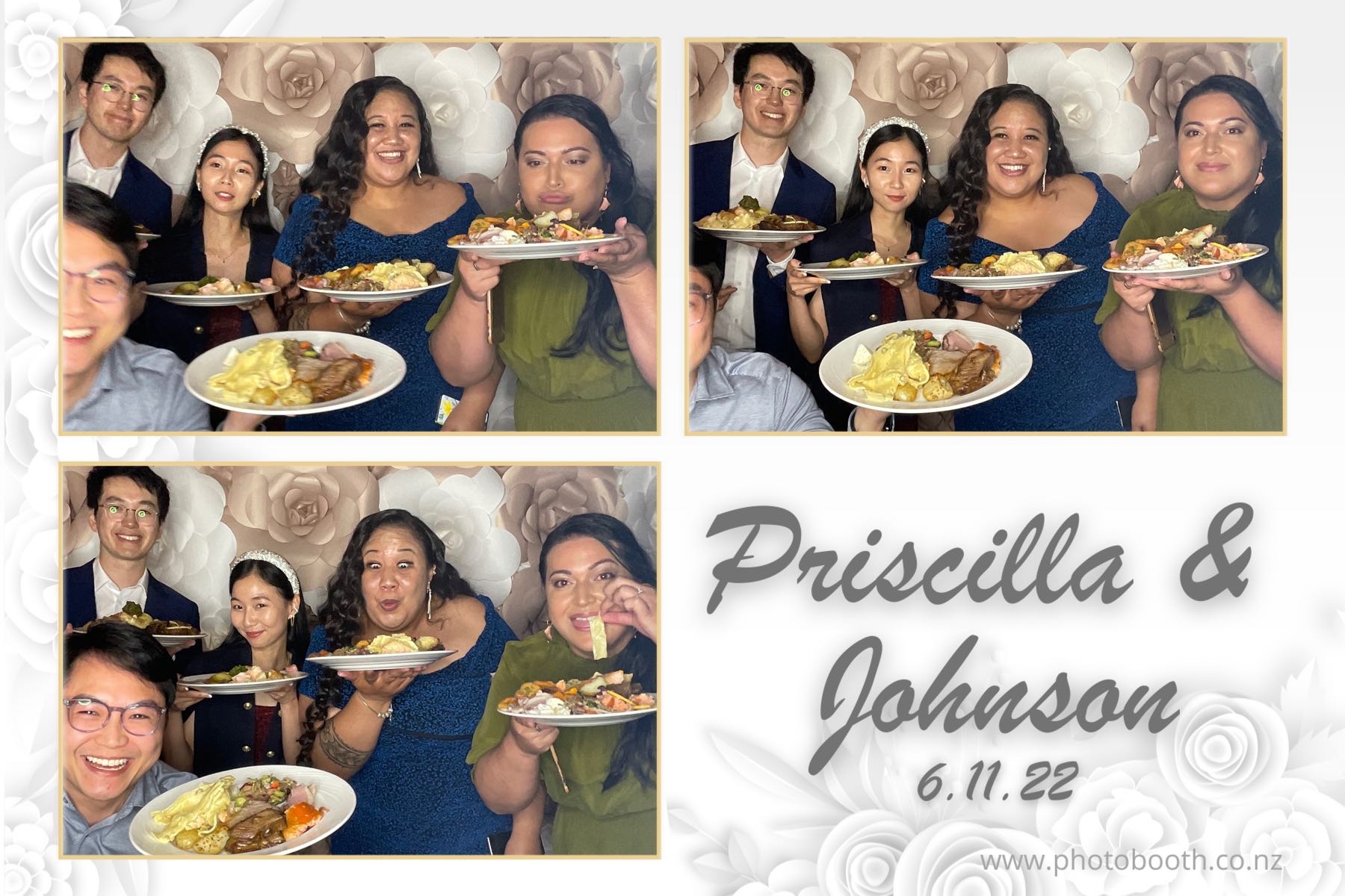 Johnson & Priscilla's Wedding | View more photos from the event at gallery.photobooth.co.nz/u/SelfieCentral/Johnson-Priscillas-Wedding