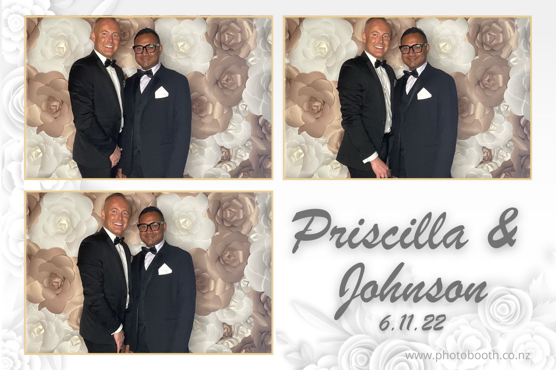 Johnson & Priscilla's Wedding | View more photos from the event at gallery.photobooth.co.nz/u/SelfieCentral/Johnson-Priscillas-Wedding
