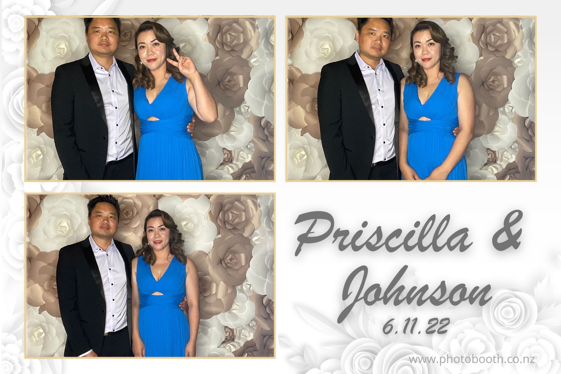Johnson & Priscilla's Wedding | View more photos from the event at gallery.photobooth.co.nz/u/SelfieCentral/Johnson-Priscillas-Wedding