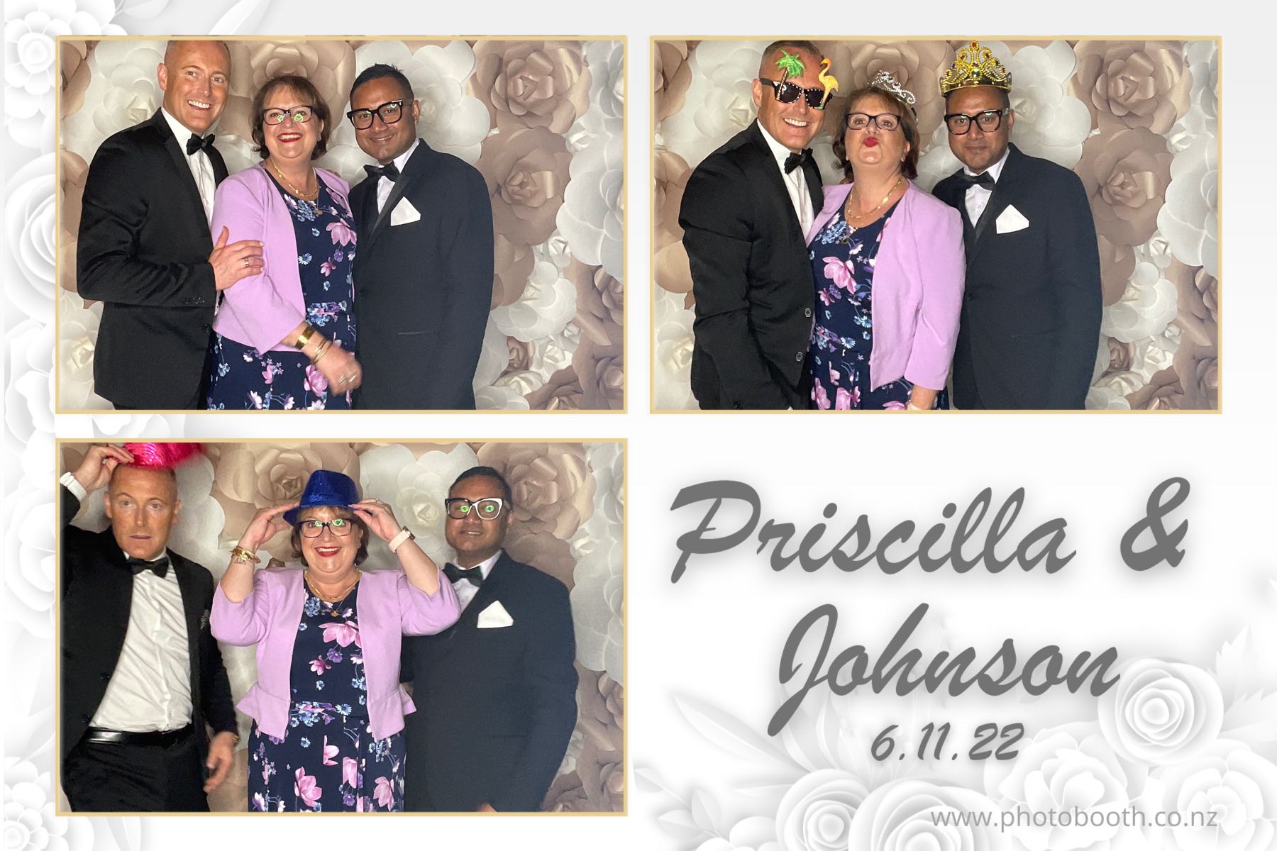 Johnson & Priscilla's Wedding | View more photos from the event at gallery.photobooth.co.nz/u/SelfieCentral/Johnson-Priscillas-Wedding