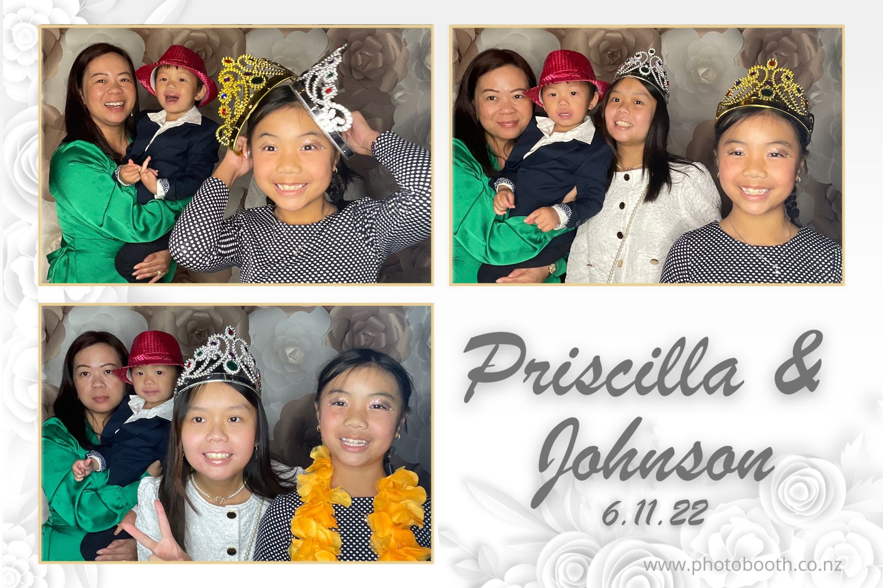 Johnson & Priscilla's Wedding | View more photos from the event at gallery.photobooth.co.nz/u/SelfieCentral/Johnson-Priscillas-Wedding