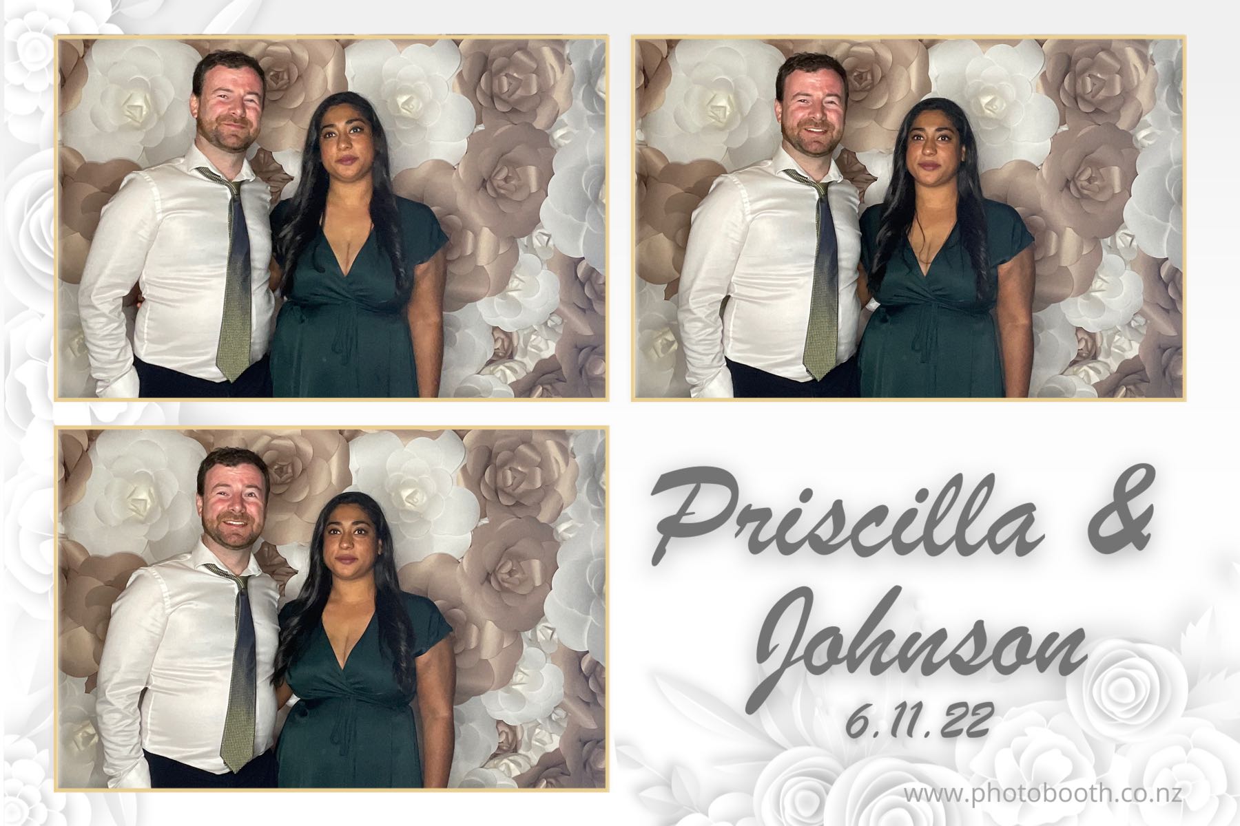 Johnson & Priscilla's Wedding | View more photos from the event at gallery.photobooth.co.nz/u/SelfieCentral/Johnson-Priscillas-Wedding