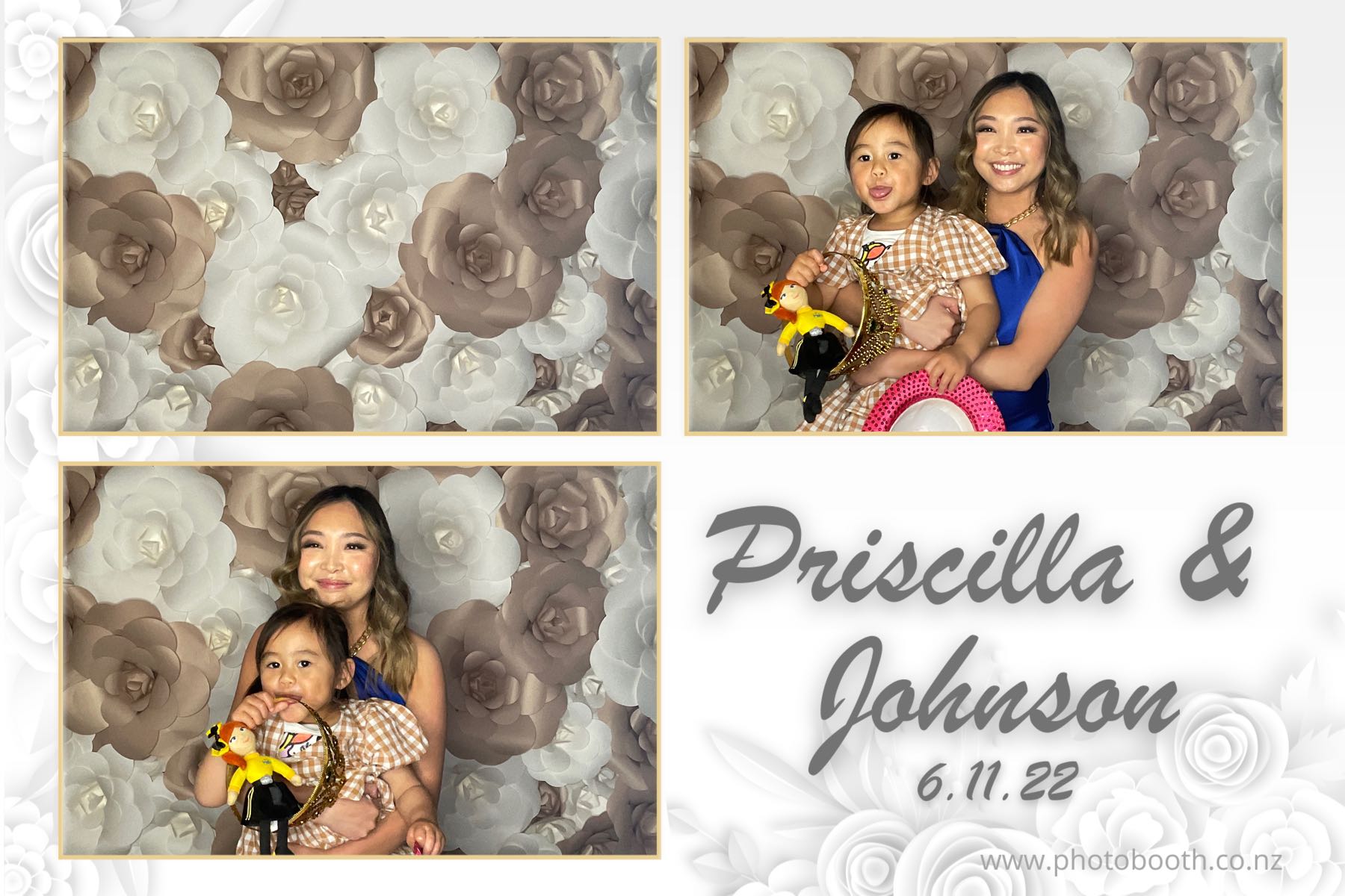 Johnson & Priscilla's Wedding | View more photos from the event at gallery.photobooth.co.nz/u/SelfieCentral/Johnson-Priscillas-Wedding