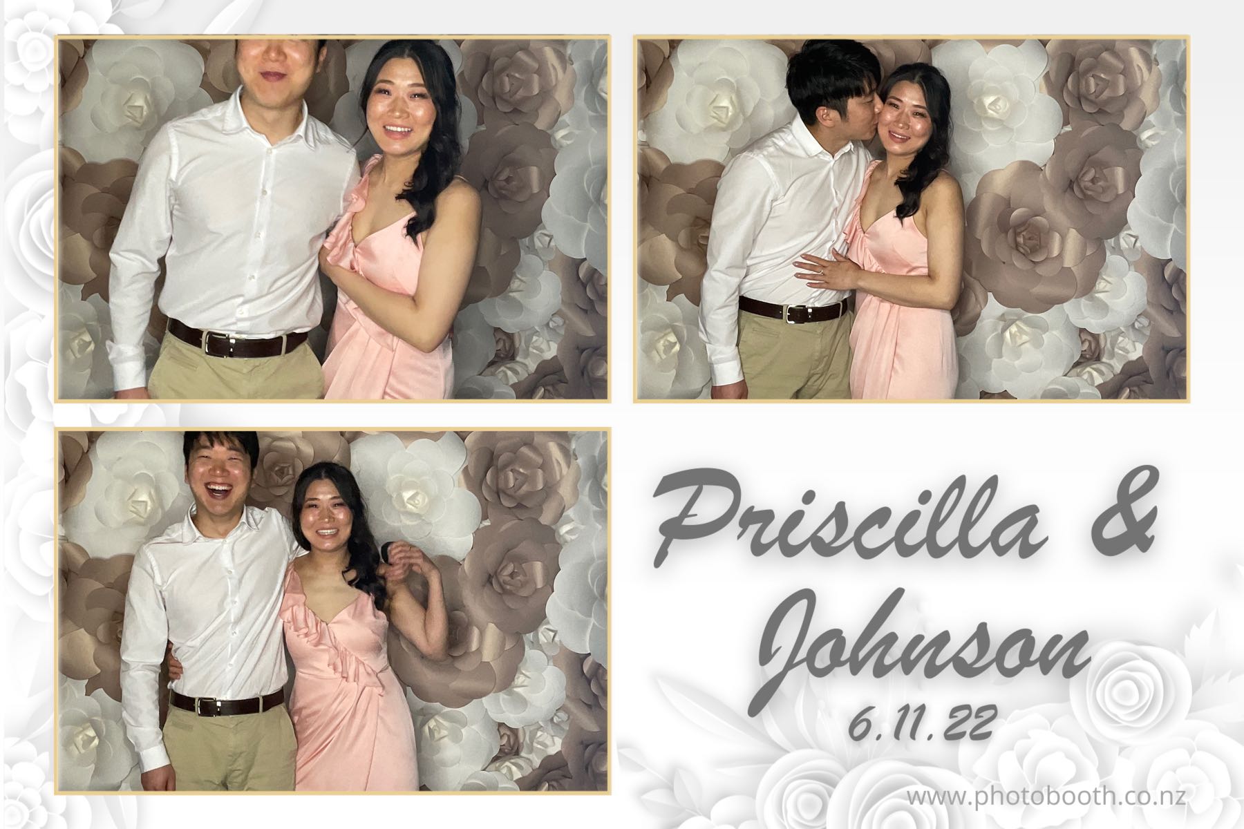 Johnson & Priscilla's Wedding | View more photos from the event at gallery.photobooth.co.nz/u/SelfieCentral/Johnson-Priscillas-Wedding
