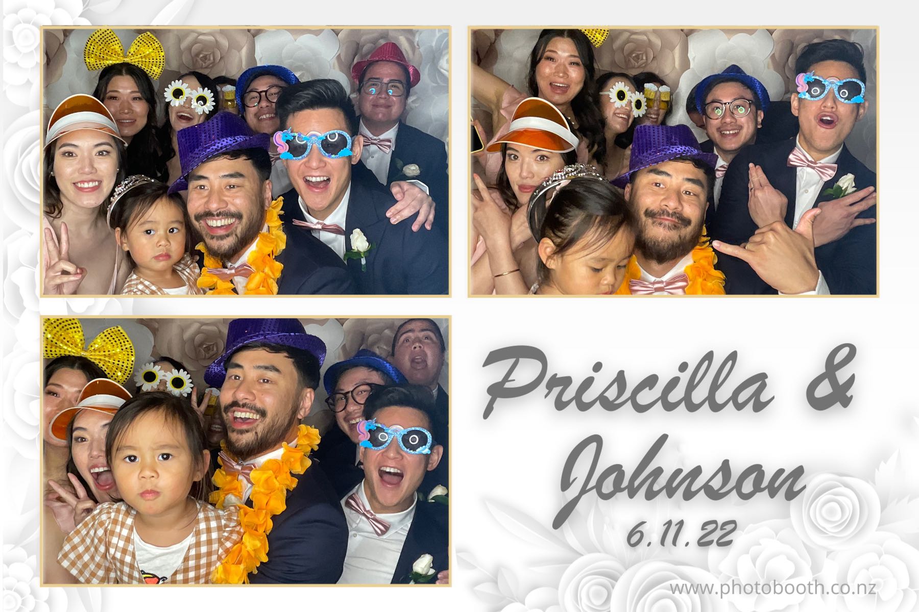 Johnson & Priscilla's Wedding | View more photos from the event at gallery.photobooth.co.nz/u/SelfieCentral/Johnson-Priscillas-Wedding