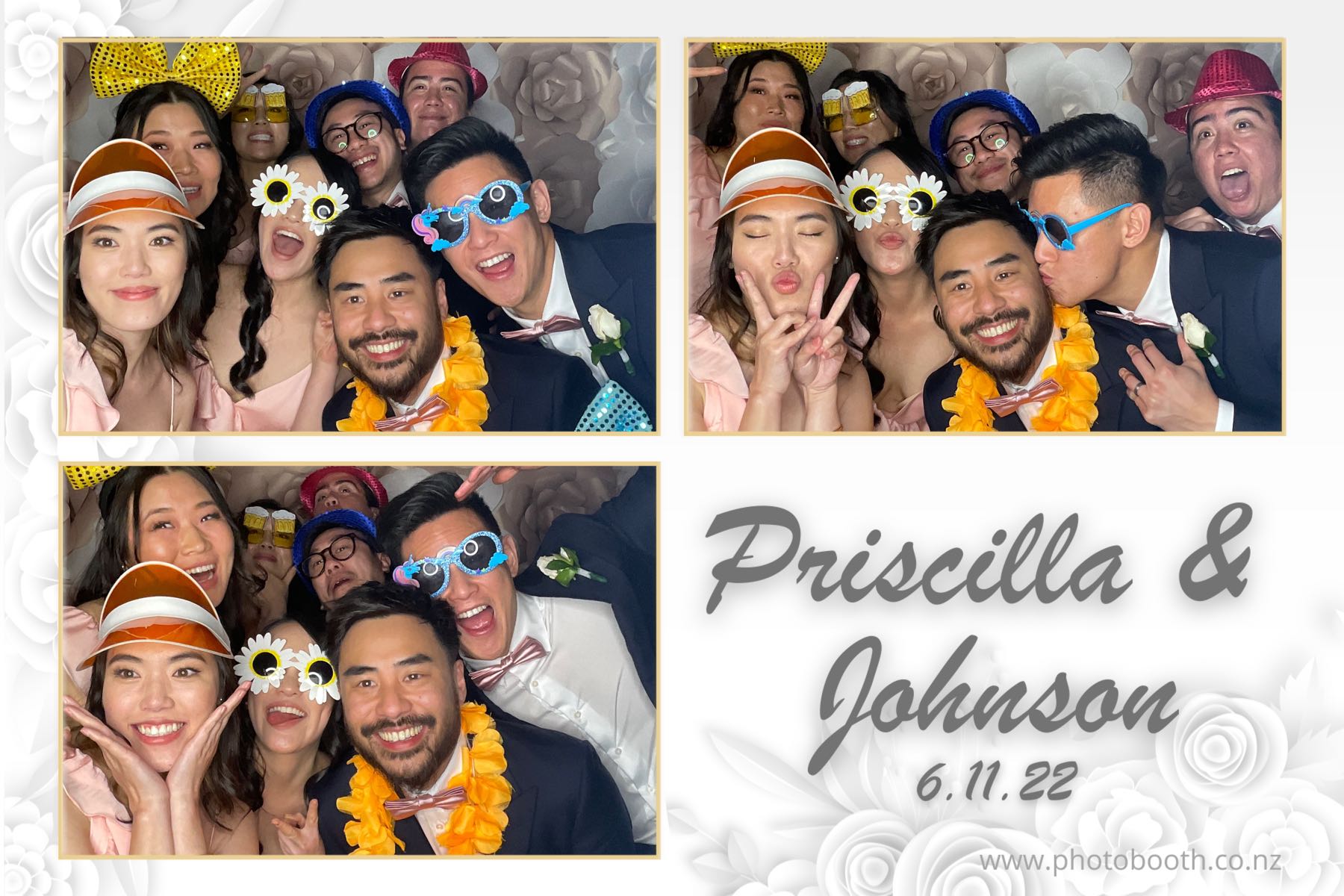 Johnson & Priscilla's Wedding | View more photos from the event at gallery.photobooth.co.nz/u/SelfieCentral/Johnson-Priscillas-Wedding