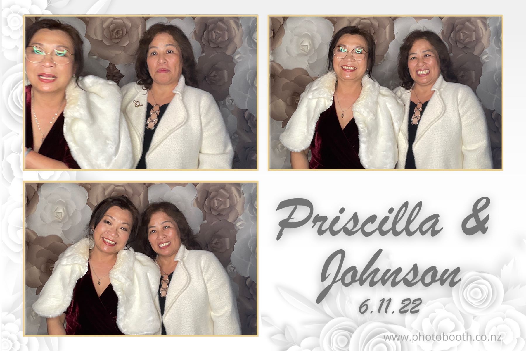 Johnson & Priscilla's Wedding | View more photos from the event at gallery.photobooth.co.nz/u/SelfieCentral/Johnson-Priscillas-Wedding