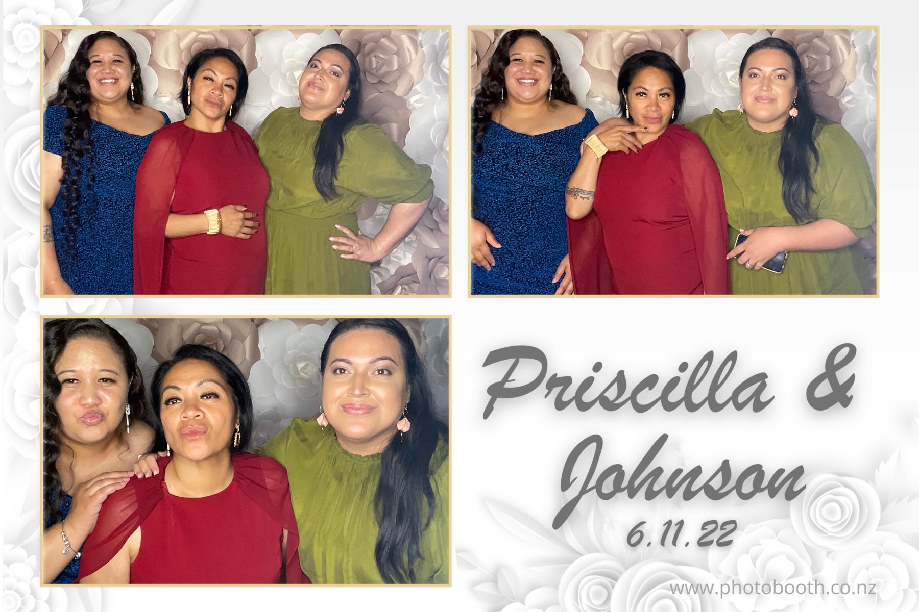 Johnson & Priscilla's Wedding | View more photos from the event at gallery.photobooth.co.nz/u/SelfieCentral/Johnson-Priscillas-Wedding