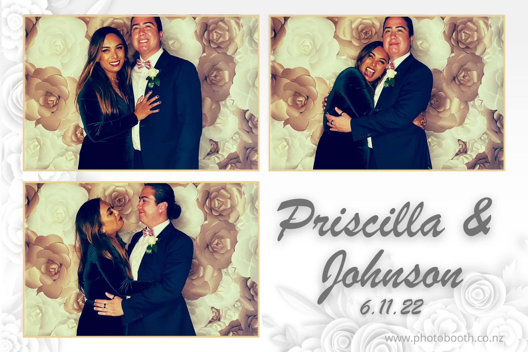 Johnson & Priscilla's Wedding | View more photos from the event at gallery.photobooth.co.nz/u/SelfieCentral/Johnson-Priscillas-Wedding