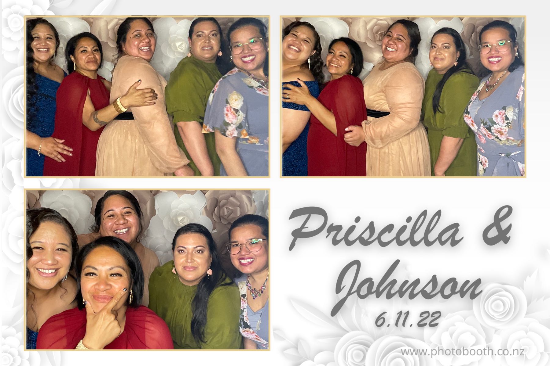 Johnson & Priscilla's Wedding | View more photos from the event at gallery.photobooth.co.nz/u/SelfieCentral/Johnson-Priscillas-Wedding
