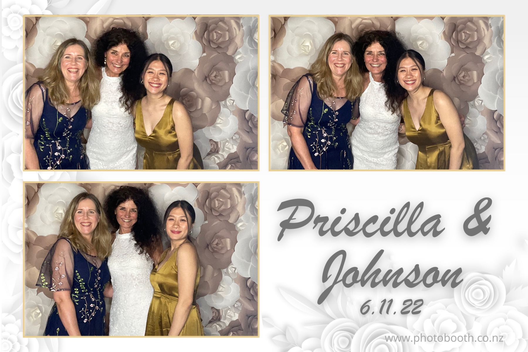 Johnson & Priscilla's Wedding | View more photos from the event at gallery.photobooth.co.nz/u/SelfieCentral/Johnson-Priscillas-Wedding