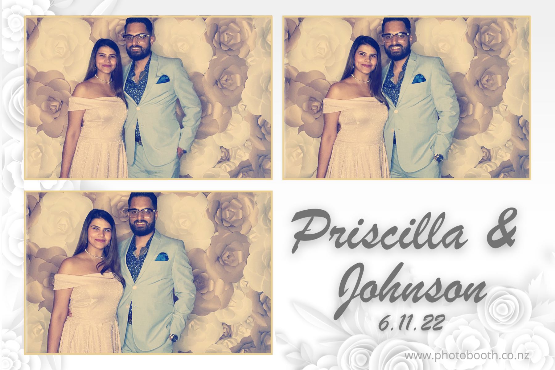 Johnson & Priscilla's Wedding | View more photos from the event at gallery.photobooth.co.nz/u/SelfieCentral/Johnson-Priscillas-Wedding