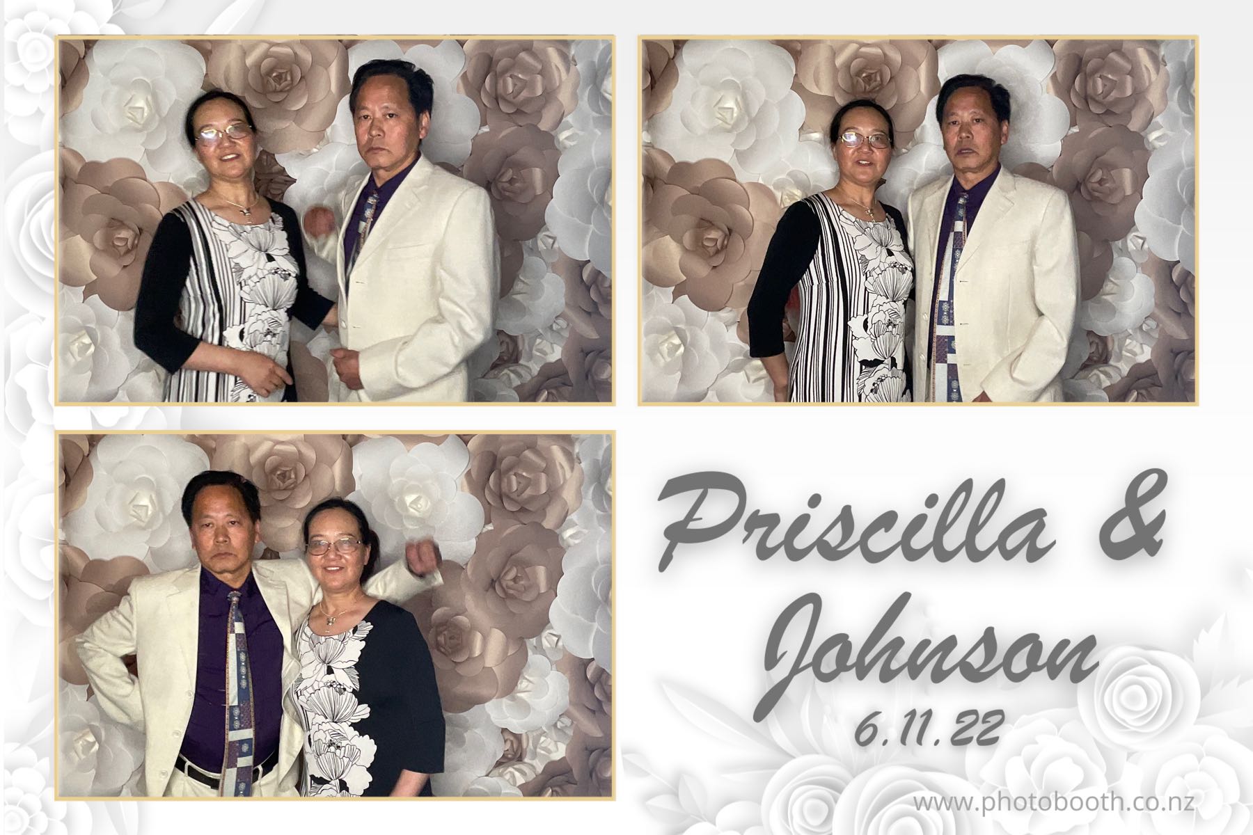 Johnson & Priscilla's Wedding | View more photos from the event at gallery.photobooth.co.nz/u/SelfieCentral/Johnson-Priscillas-Wedding