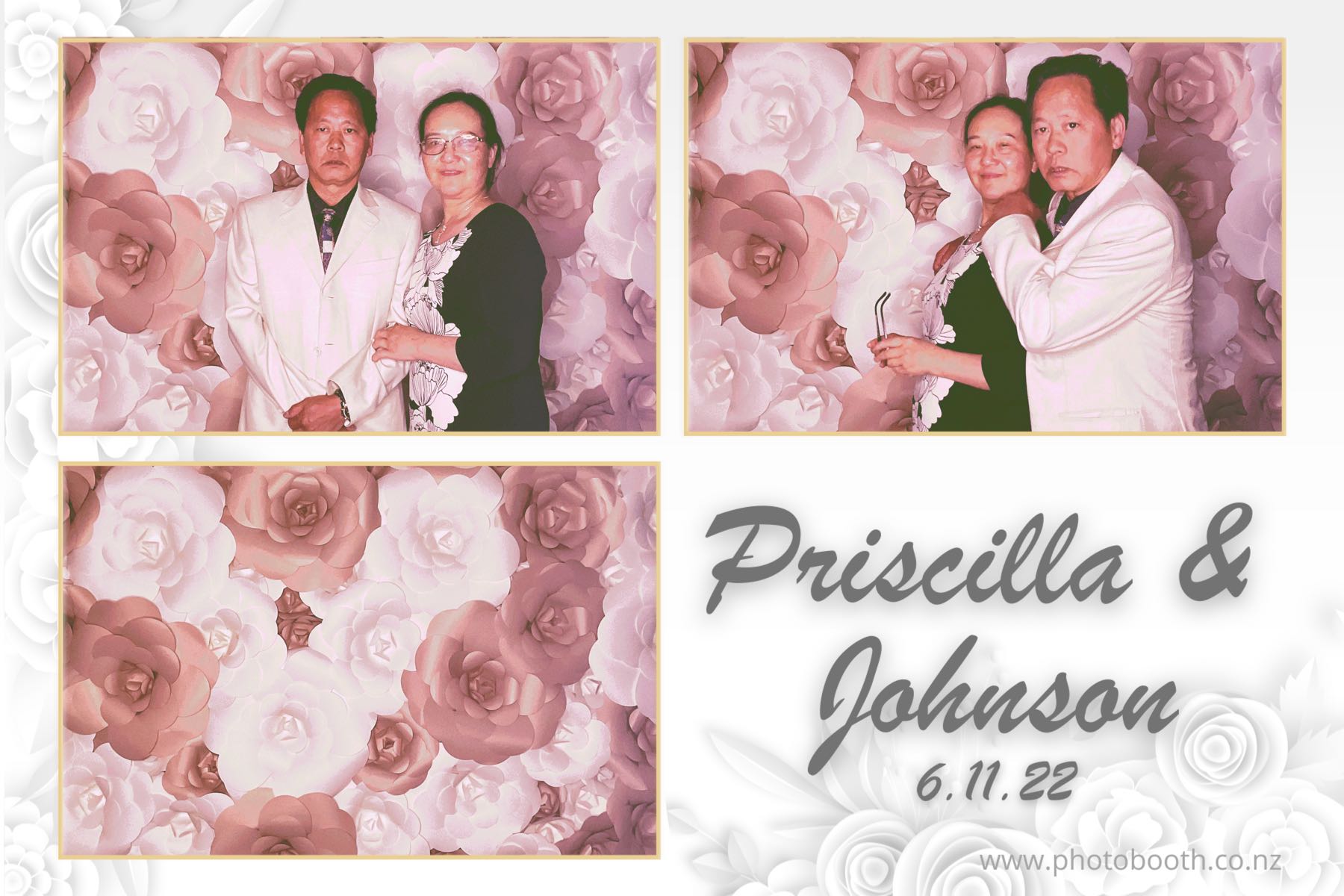 Johnson & Priscilla's Wedding | View more photos from the event at gallery.photobooth.co.nz/u/SelfieCentral/Johnson-Priscillas-Wedding