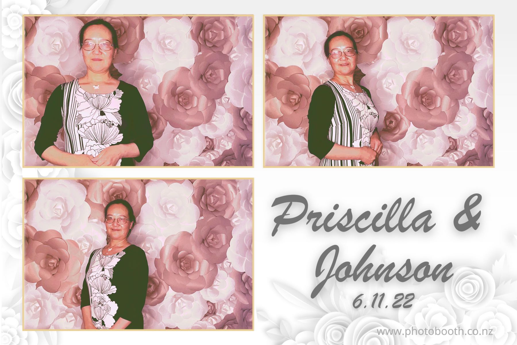 Johnson & Priscilla's Wedding | View more photos from the event at gallery.photobooth.co.nz/u/SelfieCentral/Johnson-Priscillas-Wedding