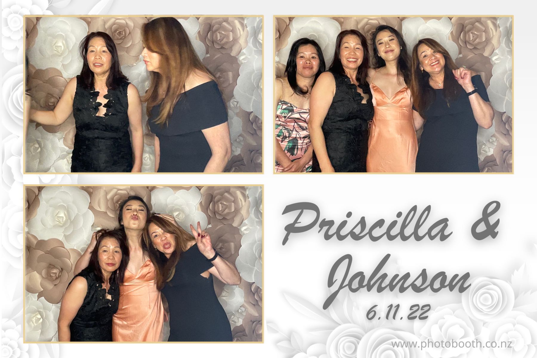Johnson & Priscilla's Wedding | View more photos from the event at gallery.photobooth.co.nz/u/SelfieCentral/Johnson-Priscillas-Wedding