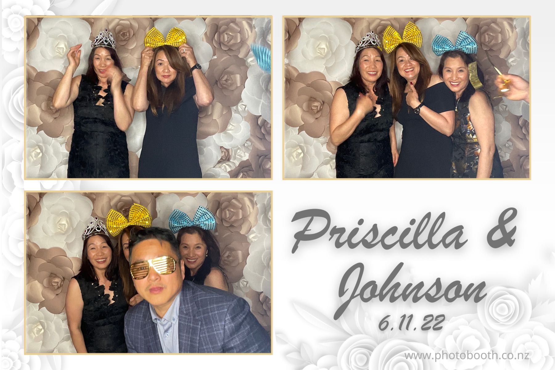Johnson & Priscilla's Wedding | View more photos from the event at gallery.photobooth.co.nz/u/SelfieCentral/Johnson-Priscillas-Wedding