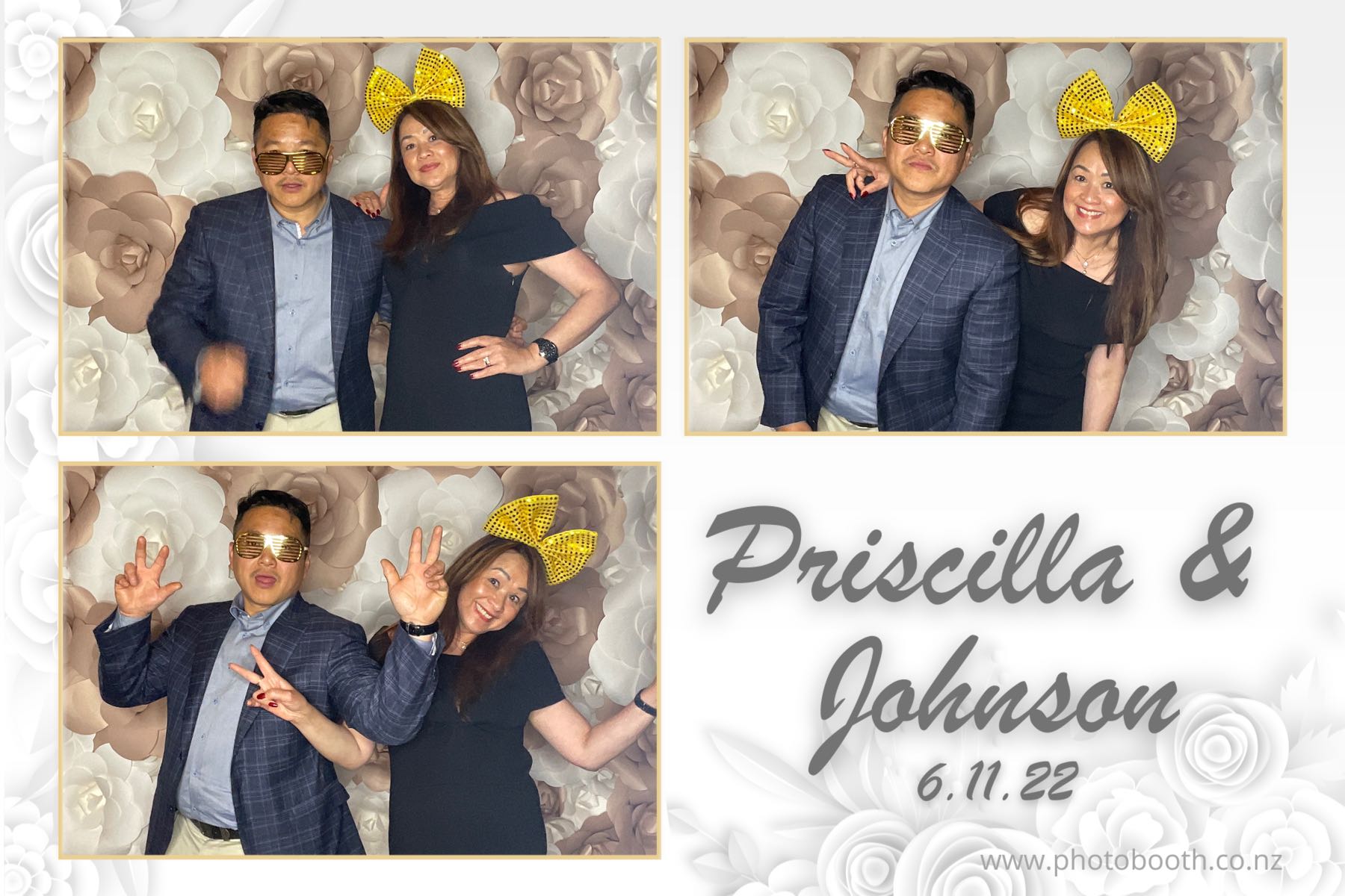 Johnson & Priscilla's Wedding | View more photos from the event at gallery.photobooth.co.nz/u/SelfieCentral/Johnson-Priscillas-Wedding